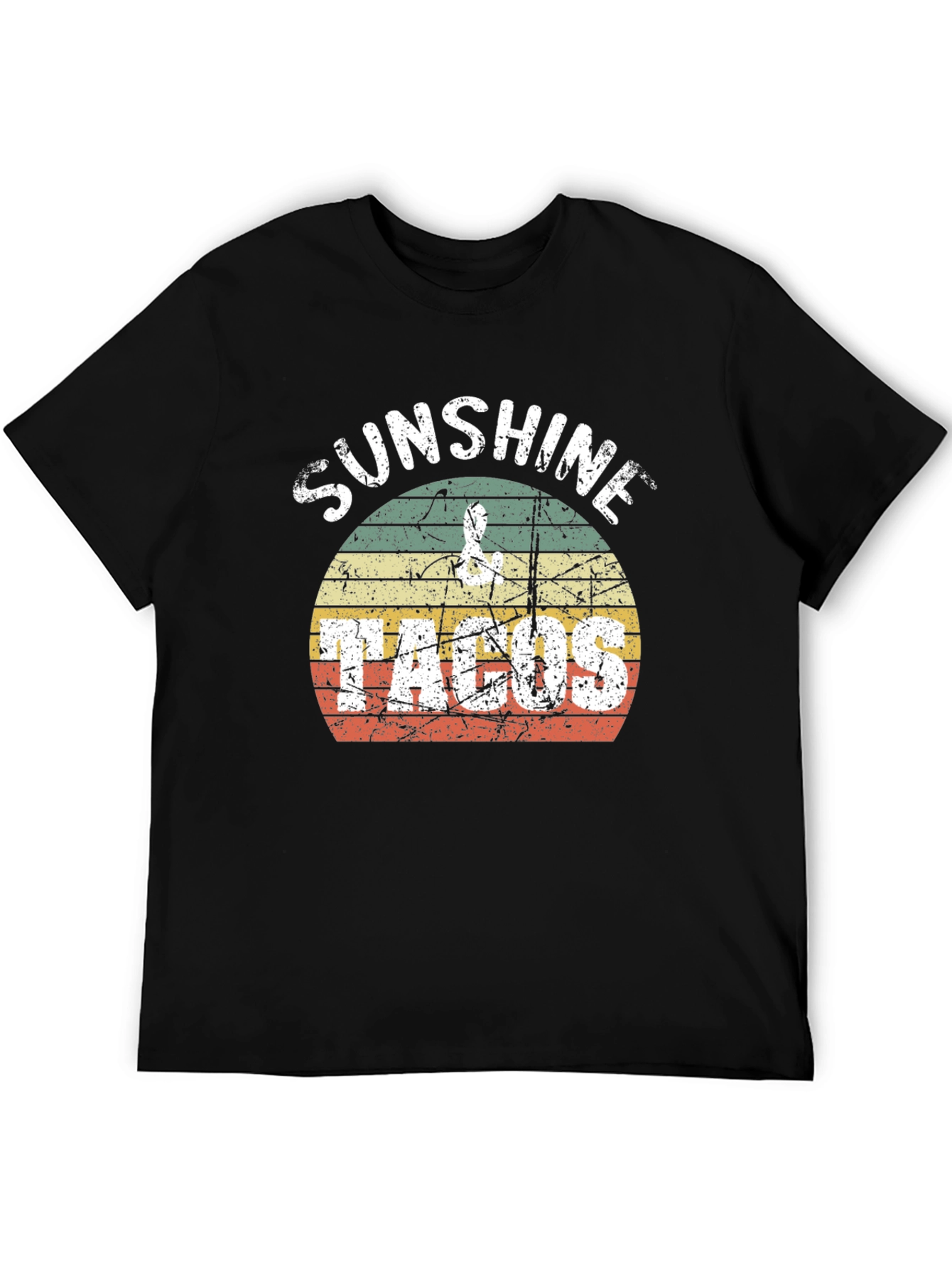 Sunshine Tacos Graphic Tee - Retro Style
