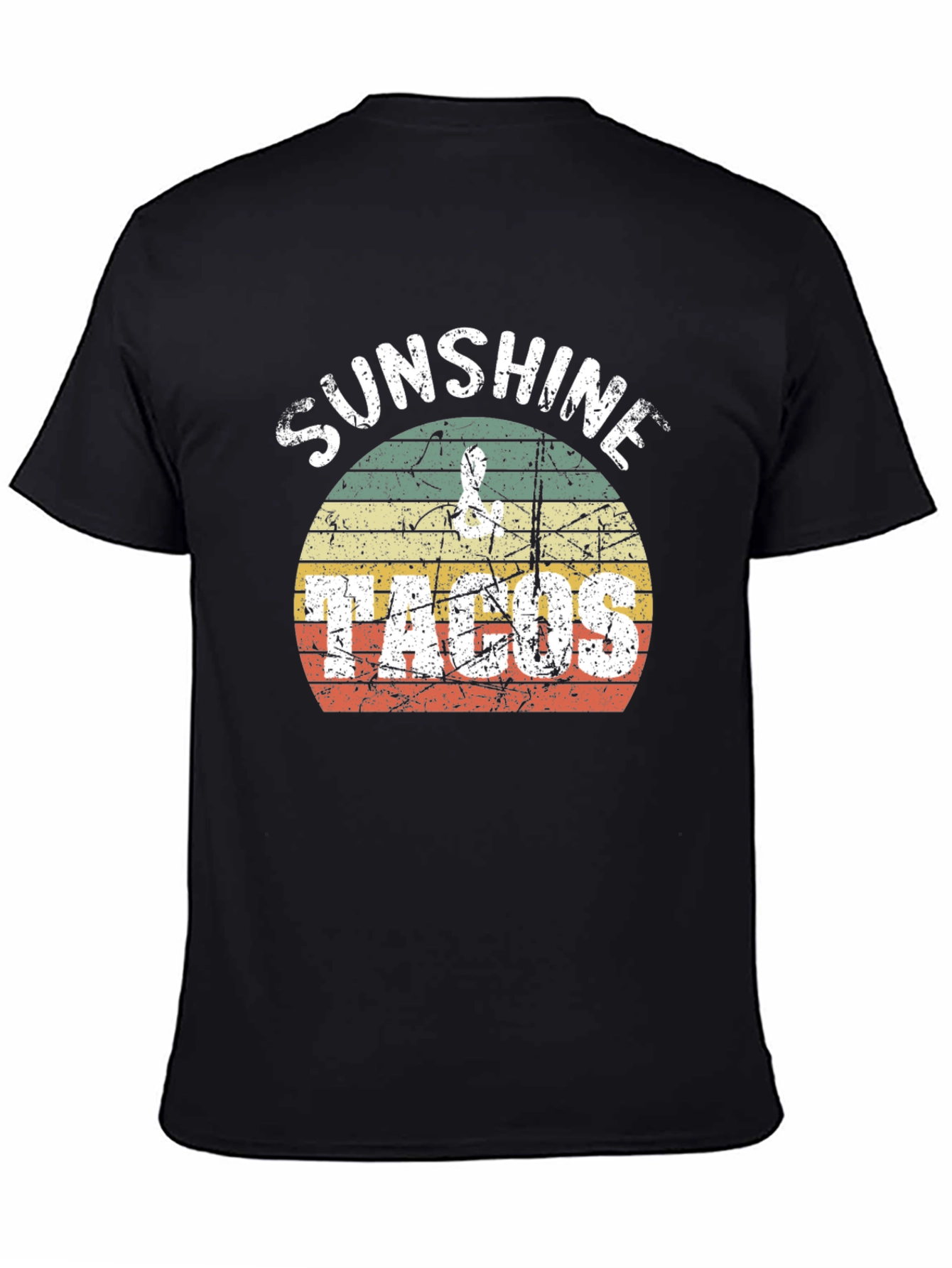 Sunshine Tacos Graphic Tee - Retro Style
