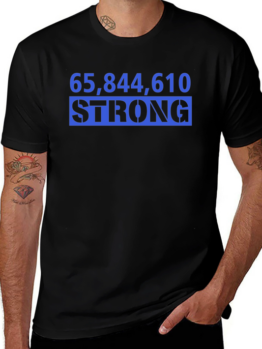 65844610 Strong Black Graphic T-Shirt