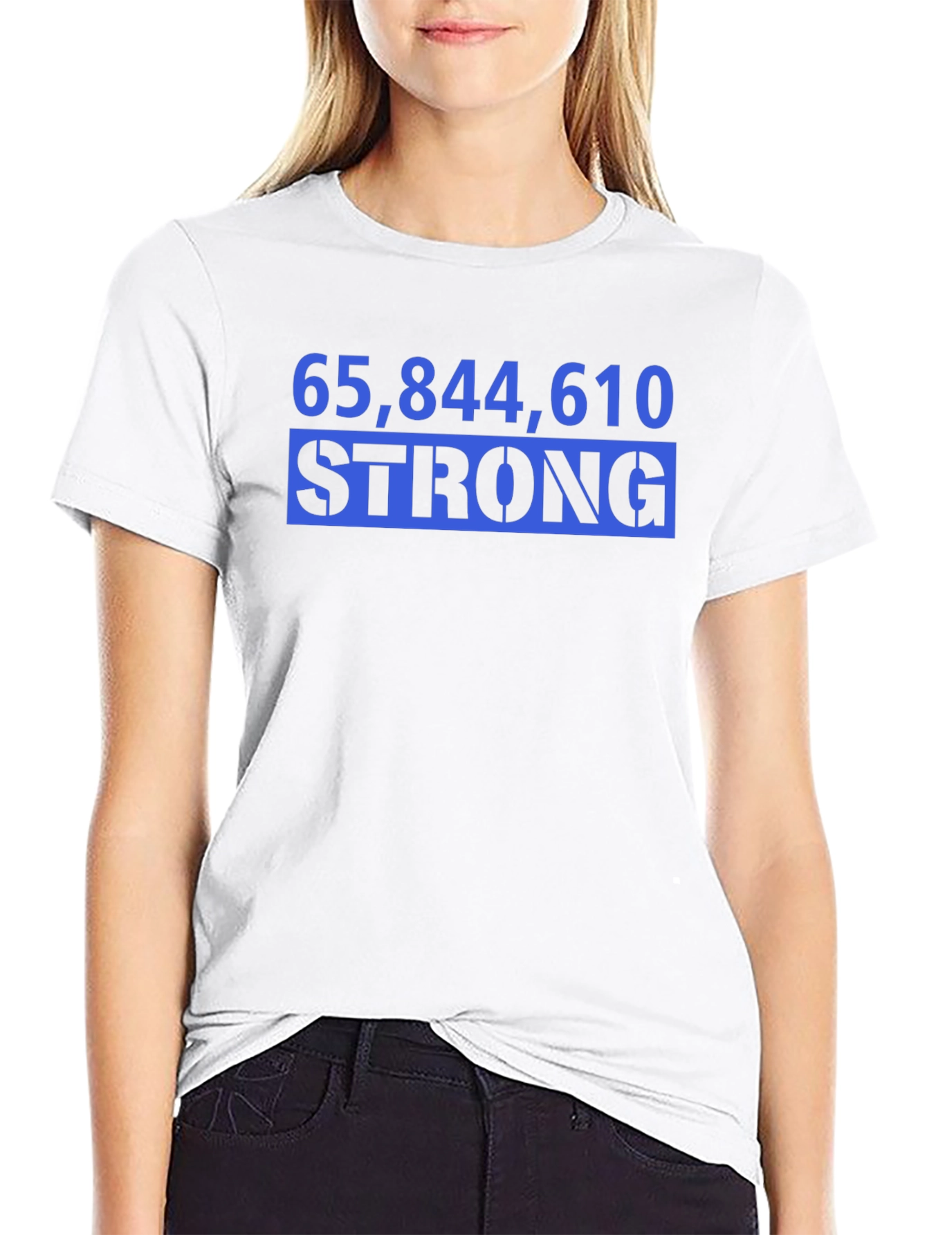 65844610 Strong Black Graphic T-Shirt