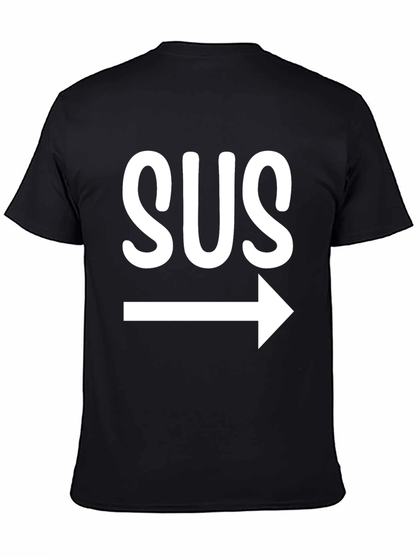 SUS T-Shirt - Amusing Suspicious Arrow Tee