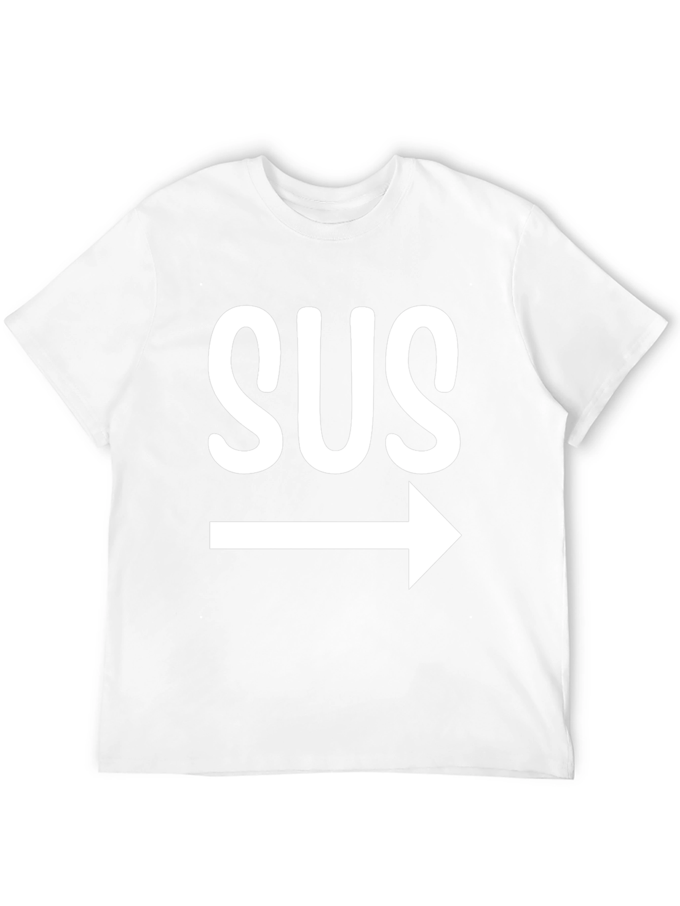 SUS T-Shirt - Amusing Suspicious Arrow Tee