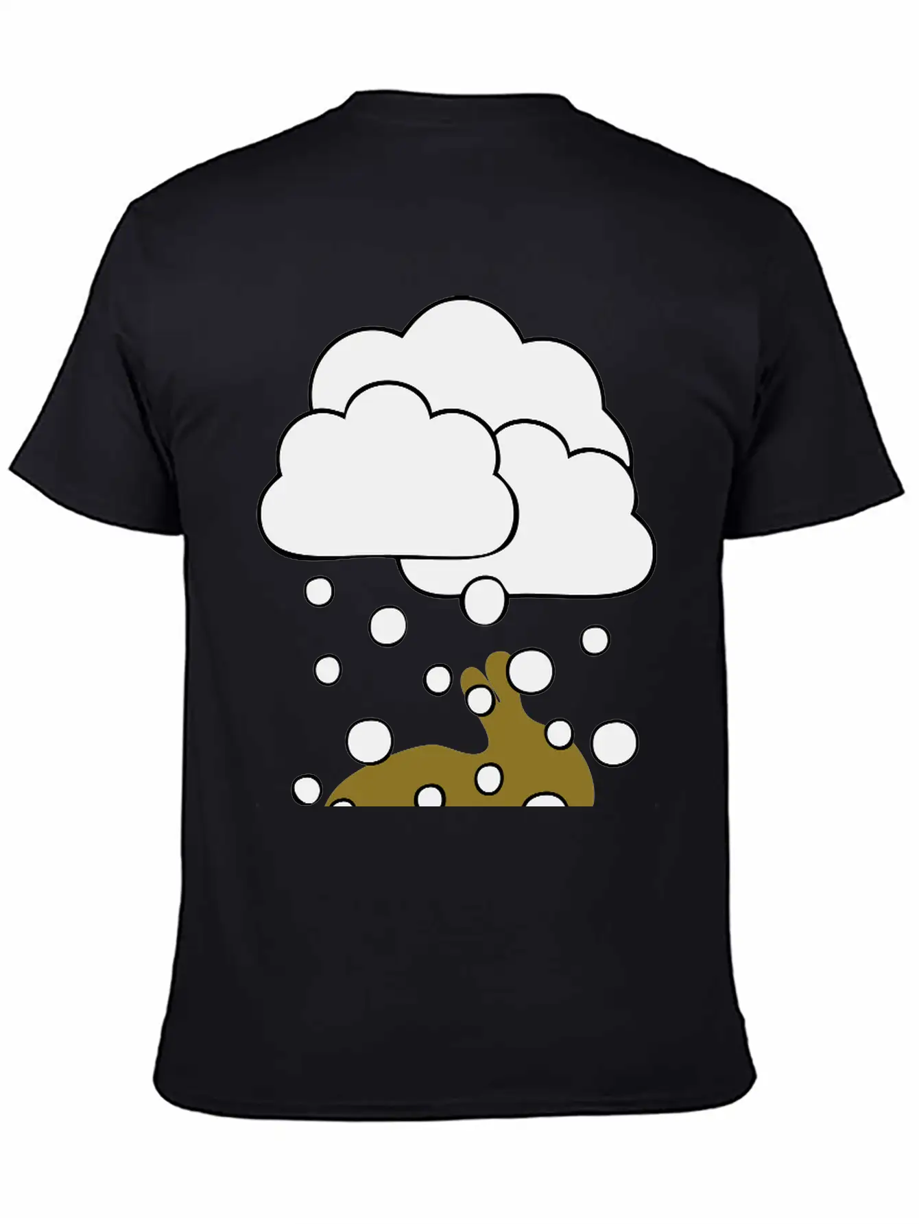 Rabbit In The Snow Lightweight Cotton T-Shirt – Daily Comfort Graphic Shirt