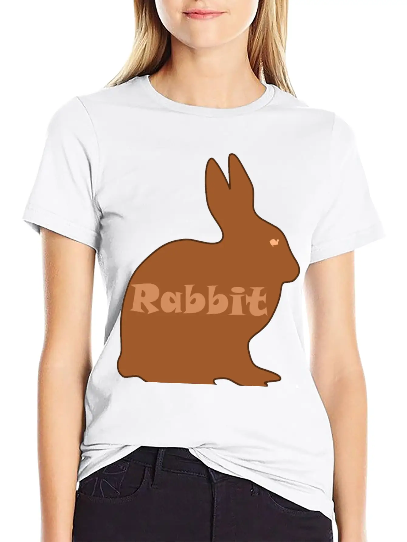 Rabbit Lightweight Cotton T-Shirt – Daily Comfort Graphic Shirt