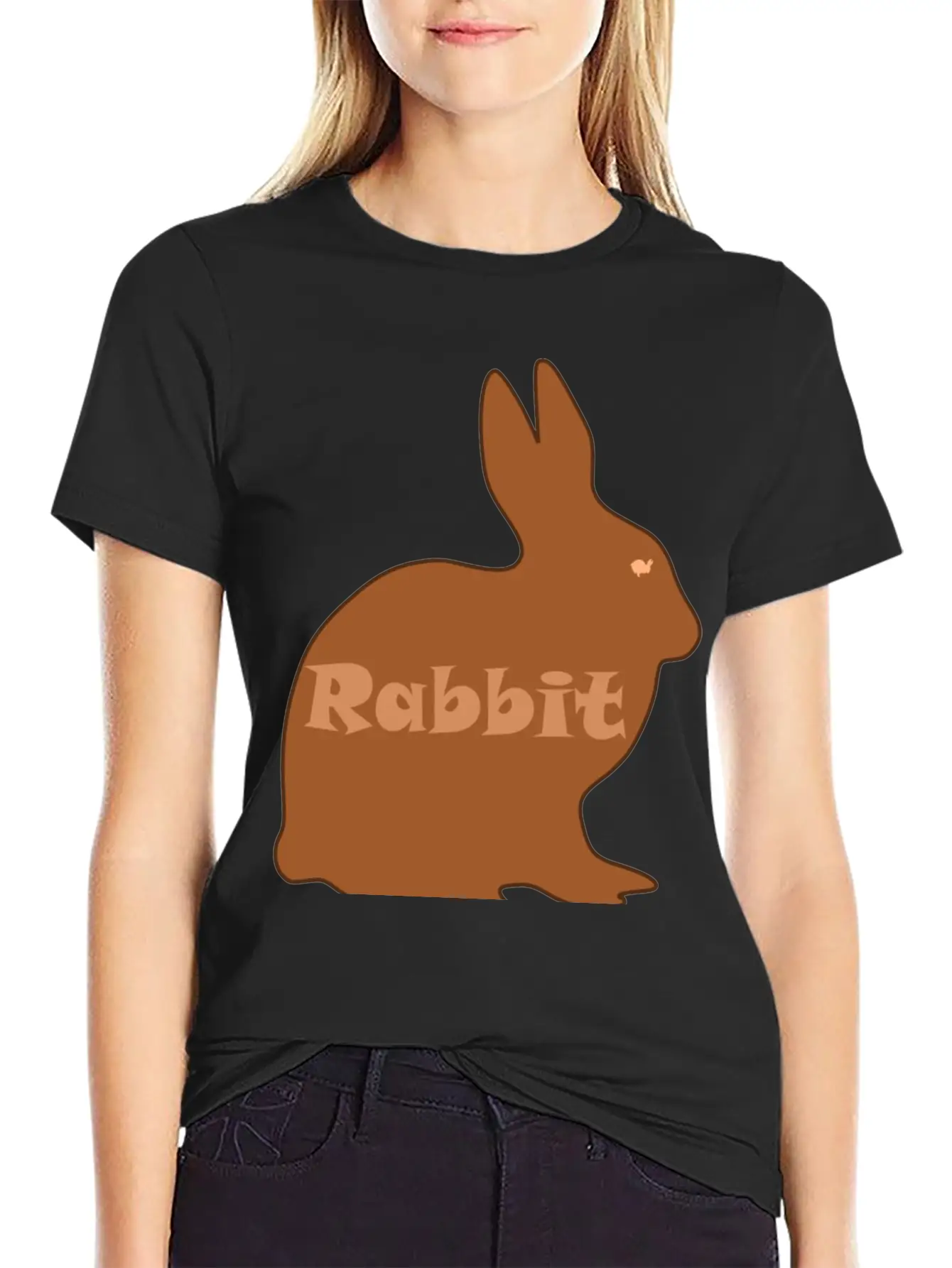 Rabbit Lightweight Cotton T-Shirt – Daily Comfort Graphic Shirt