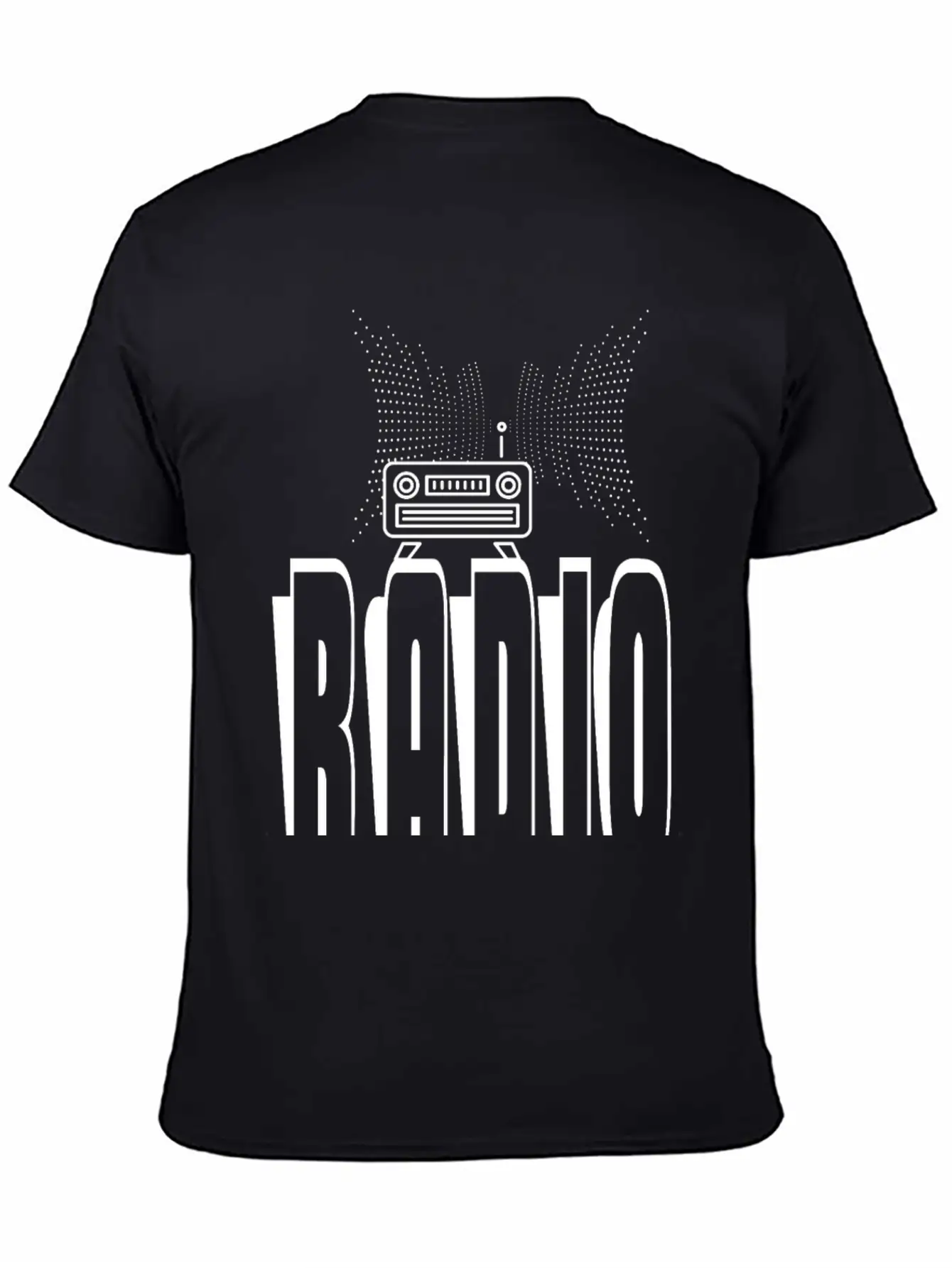 RADIO Lightweight Cotton T-Shirt – Daily Comfort Graphic Shirt
