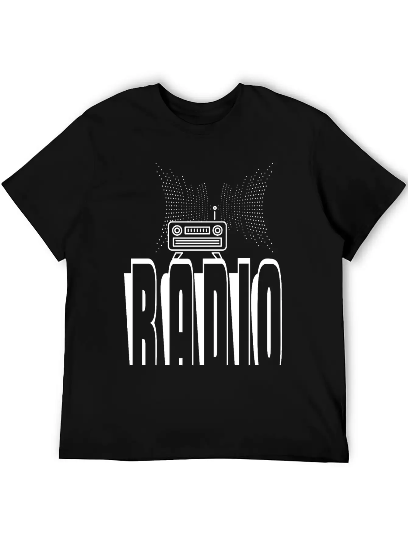 RADIO Lightweight Cotton T-Shirt – Daily Comfort Graphic Shirt
