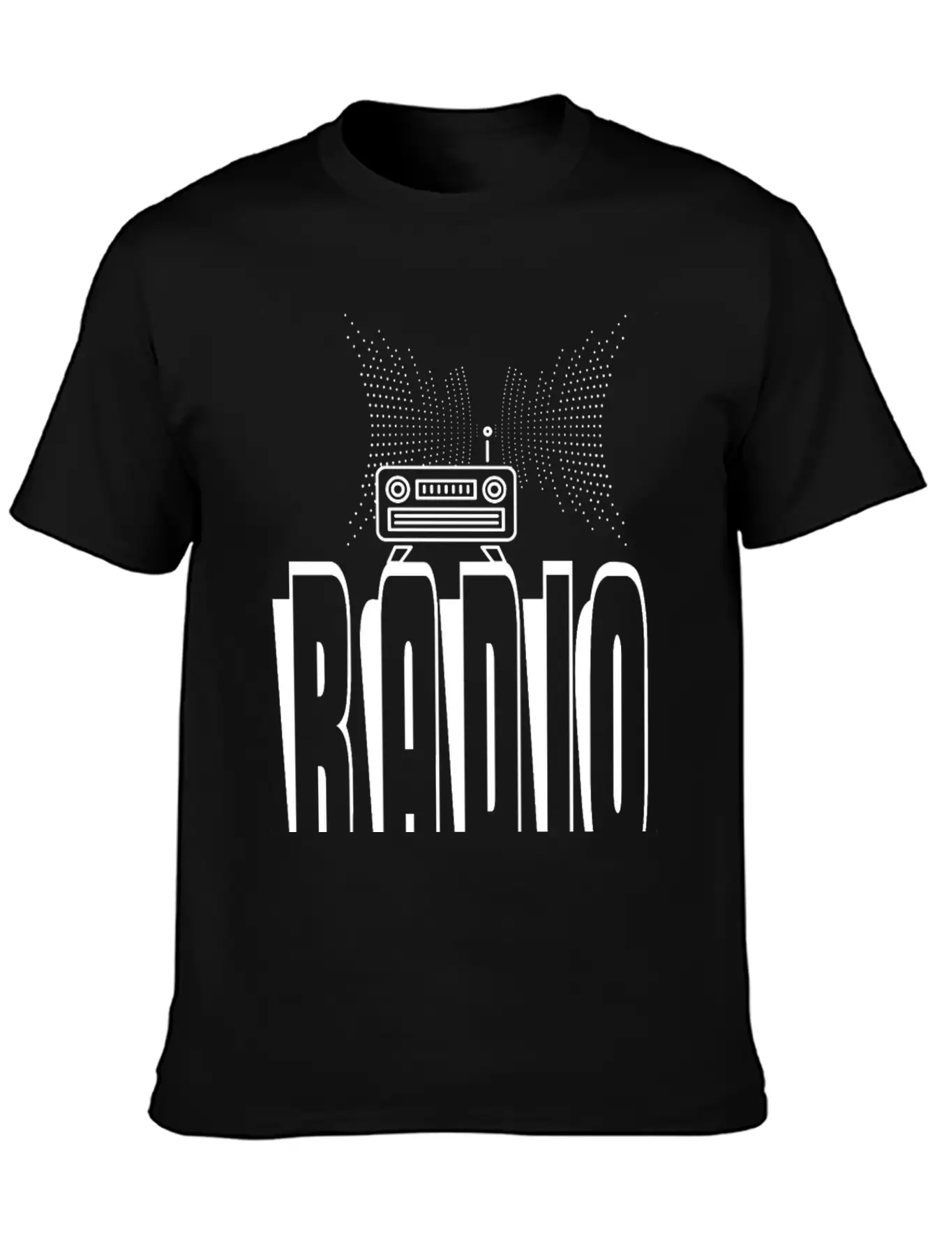 RADIO Lightweight Cotton T-Shirt – Daily Comfort Graphic Shirt