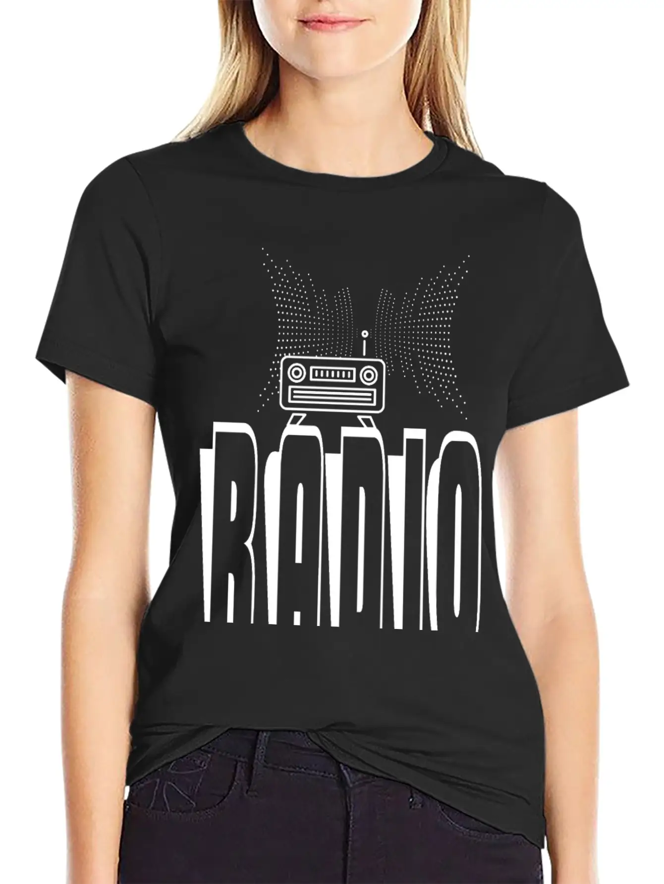 RADIO Lightweight Cotton T-Shirt – Daily Comfort Graphic Shirt