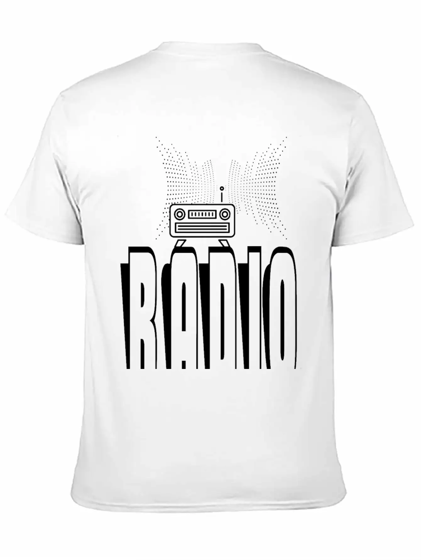 RADIO Lightweight Cotton T-Shirt – Daily Comfort Graphic Shirt