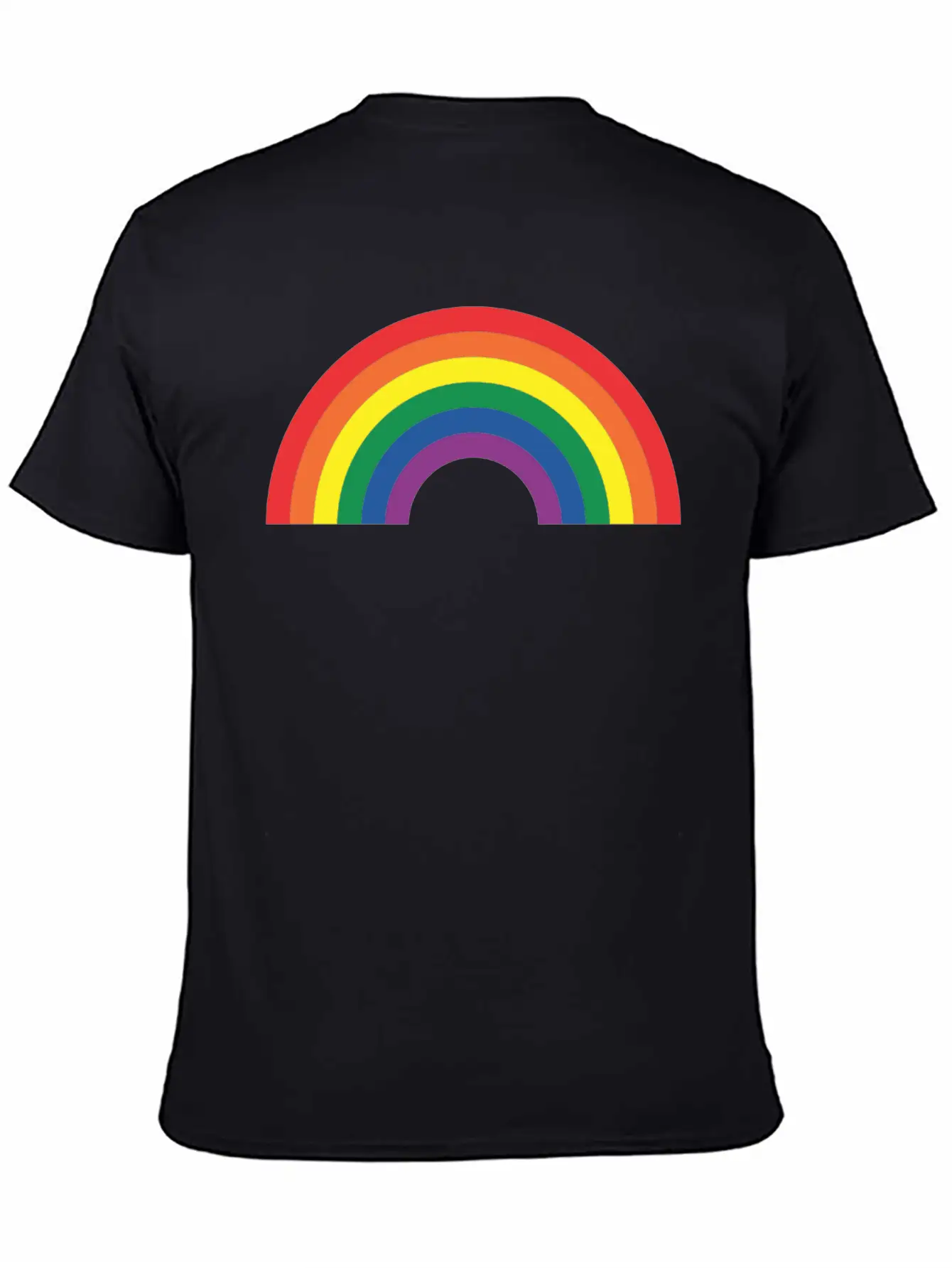 Rainbow Lightweight Cotton T-Shirt – Daily Comfort Graphic Shirt