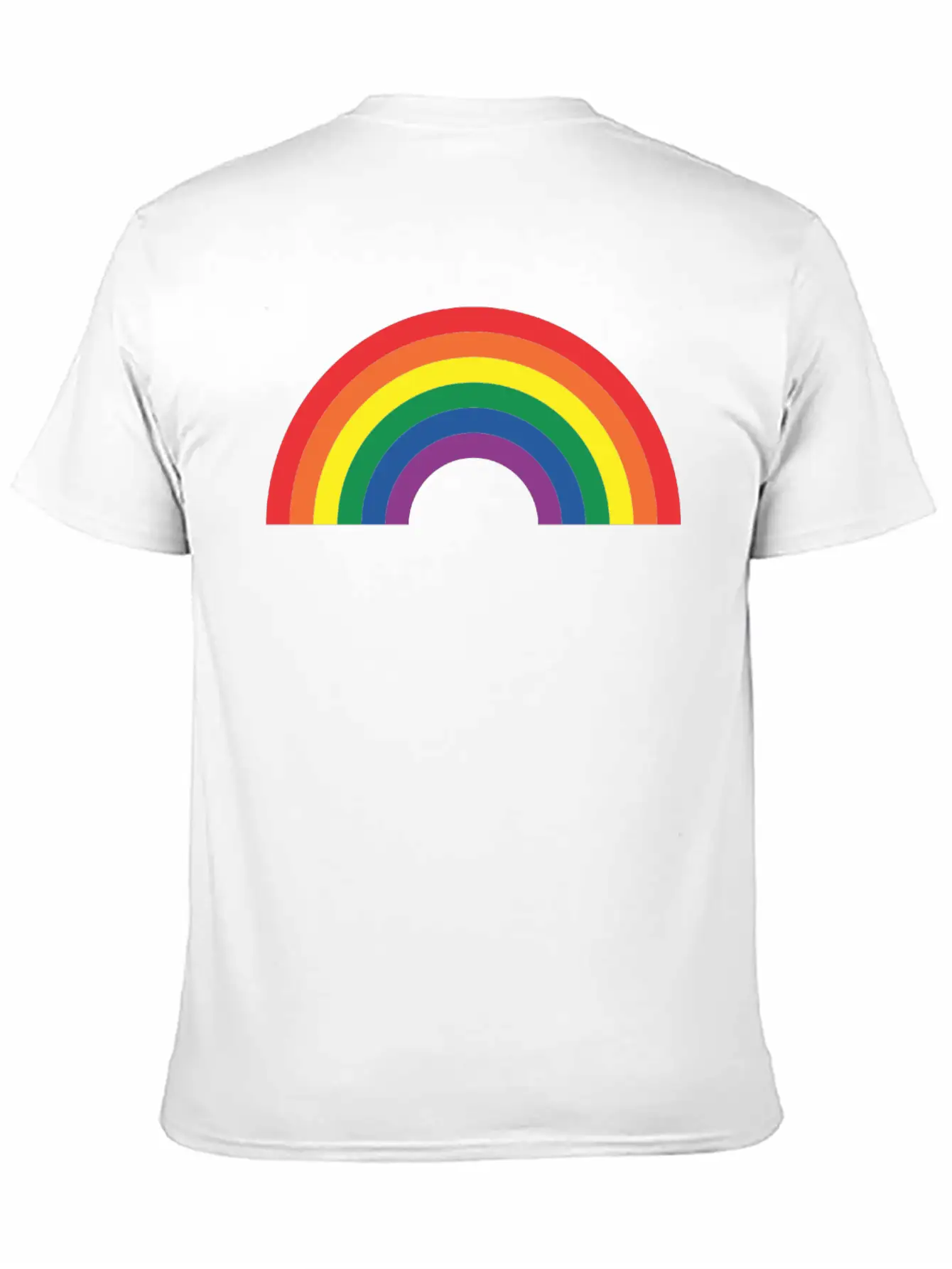 Rainbow Lightweight Cotton T-Shirt – Daily Comfort Graphic Shirt