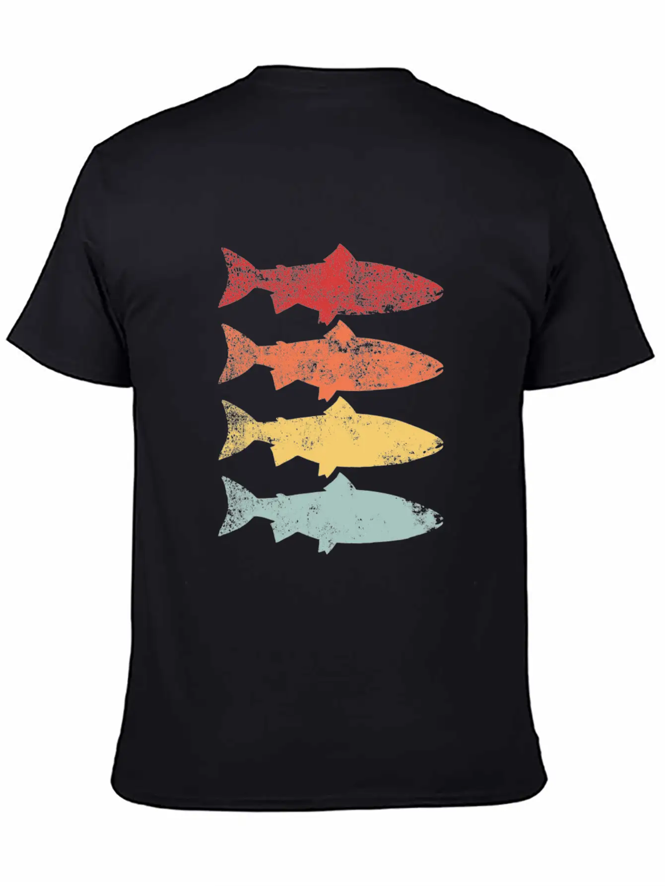 Rainbow Trout Fishing Retro Vintage Fish Gift Lightweight Cotton T-Shirt – Daily Comfort Graphic Shirt
