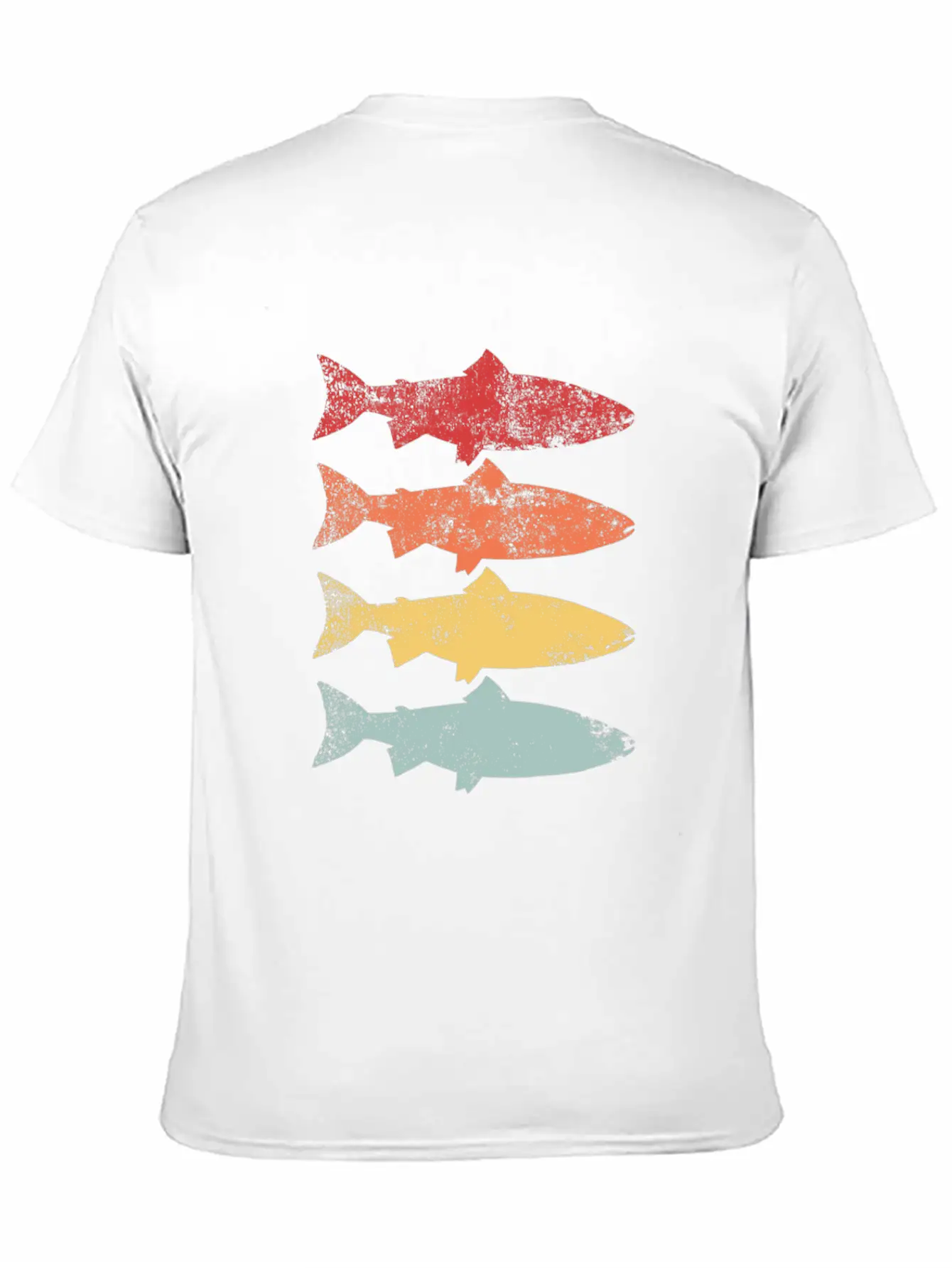 Rainbow Trout Fishing Retro Vintage Fish Gift Lightweight Cotton T-Shirt – Daily Comfort Graphic Shirt