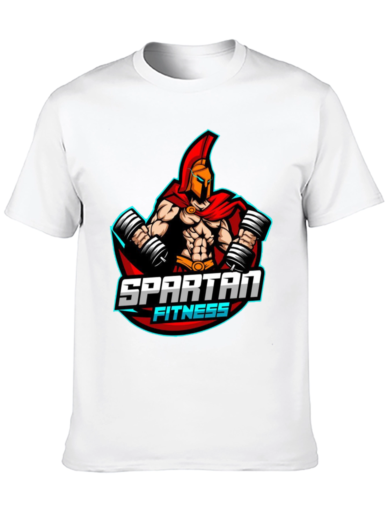 Spartan Fitness Black T-Shirt for Men