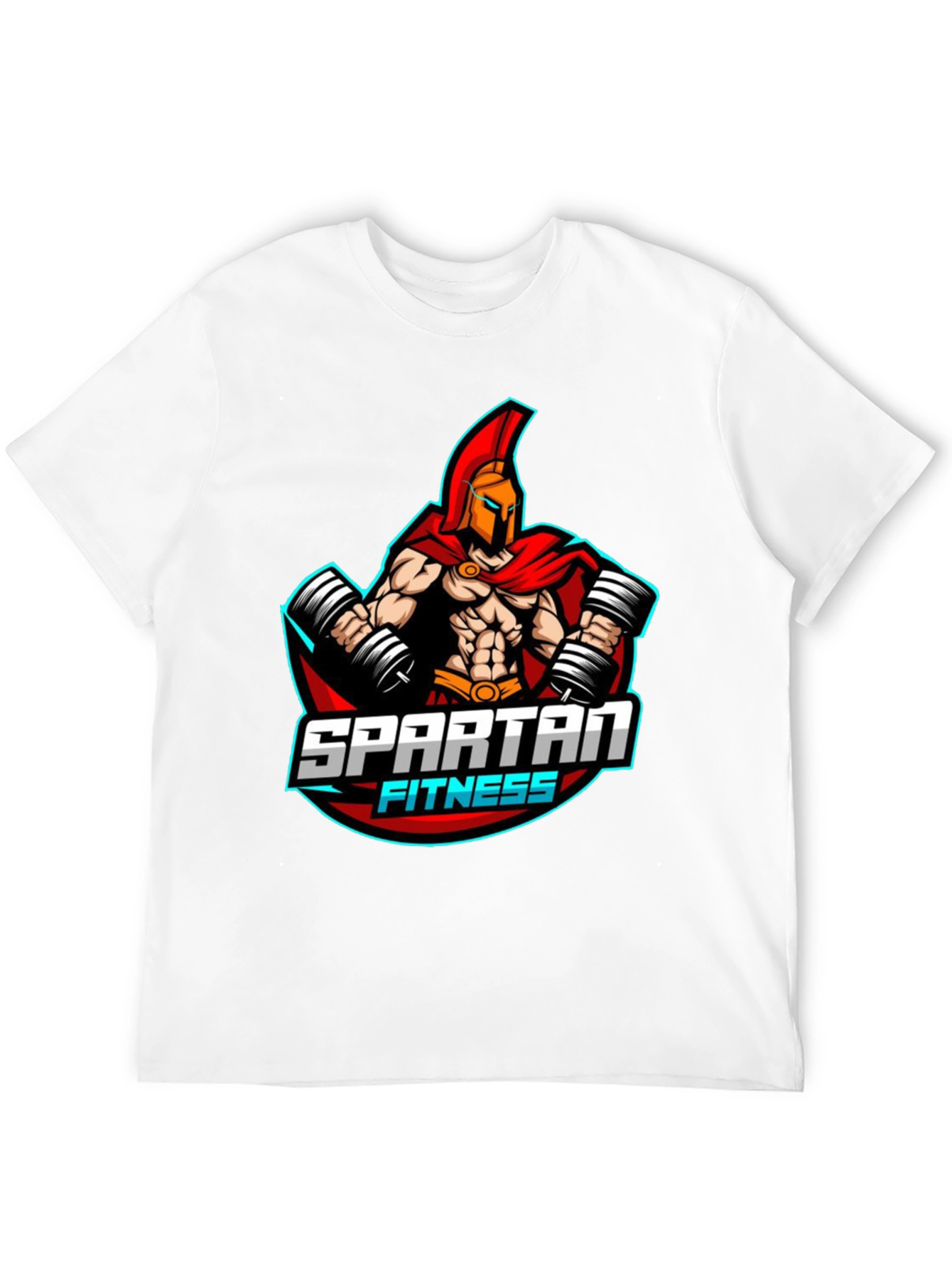 Spartan Fitness Black T-Shirt for Men