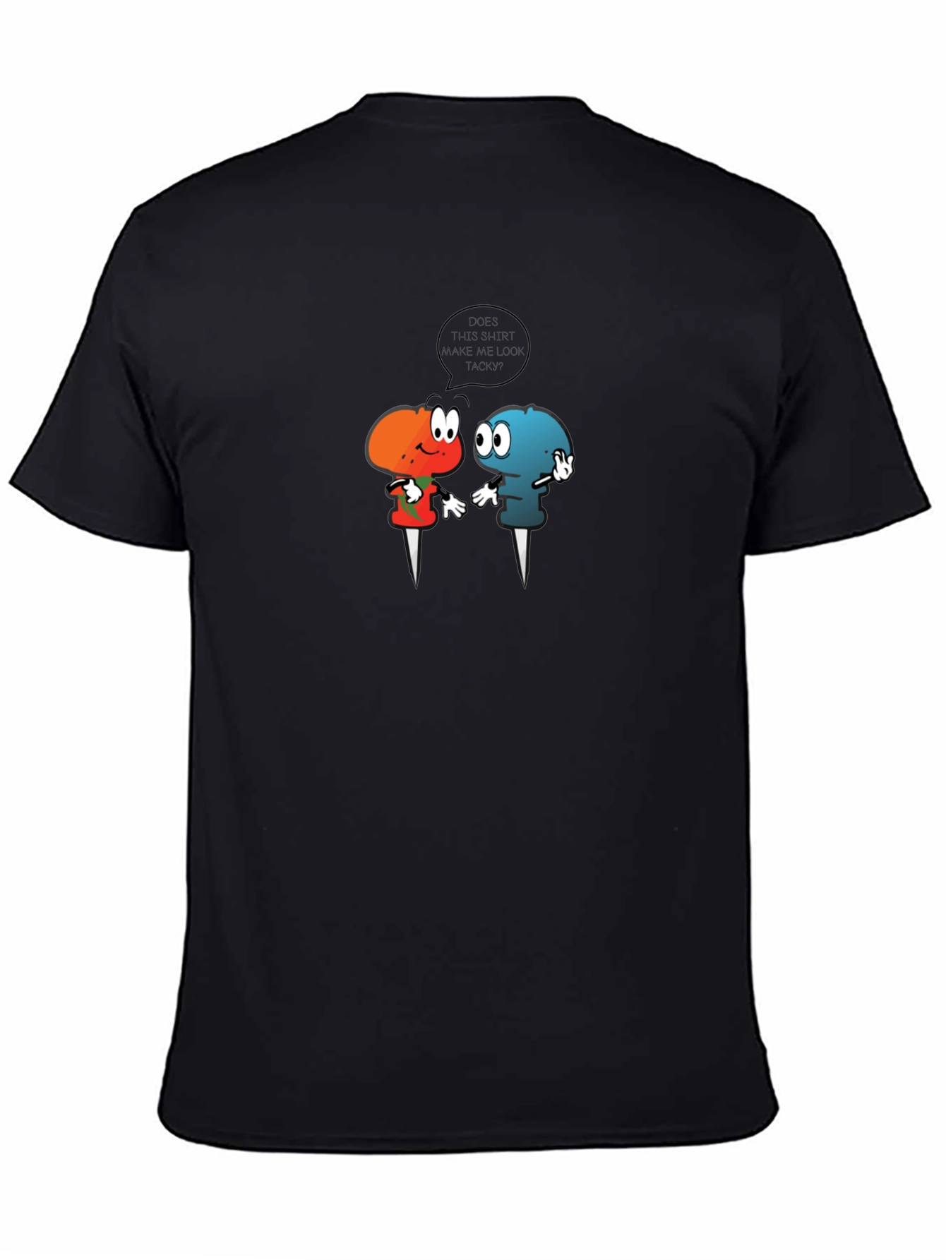 Tacky Pins Graphic Tee - Humor T-Shirt