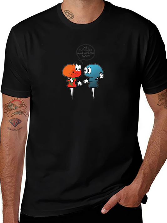 Tacky Pins Graphic Tee - Humor T-Shirt
