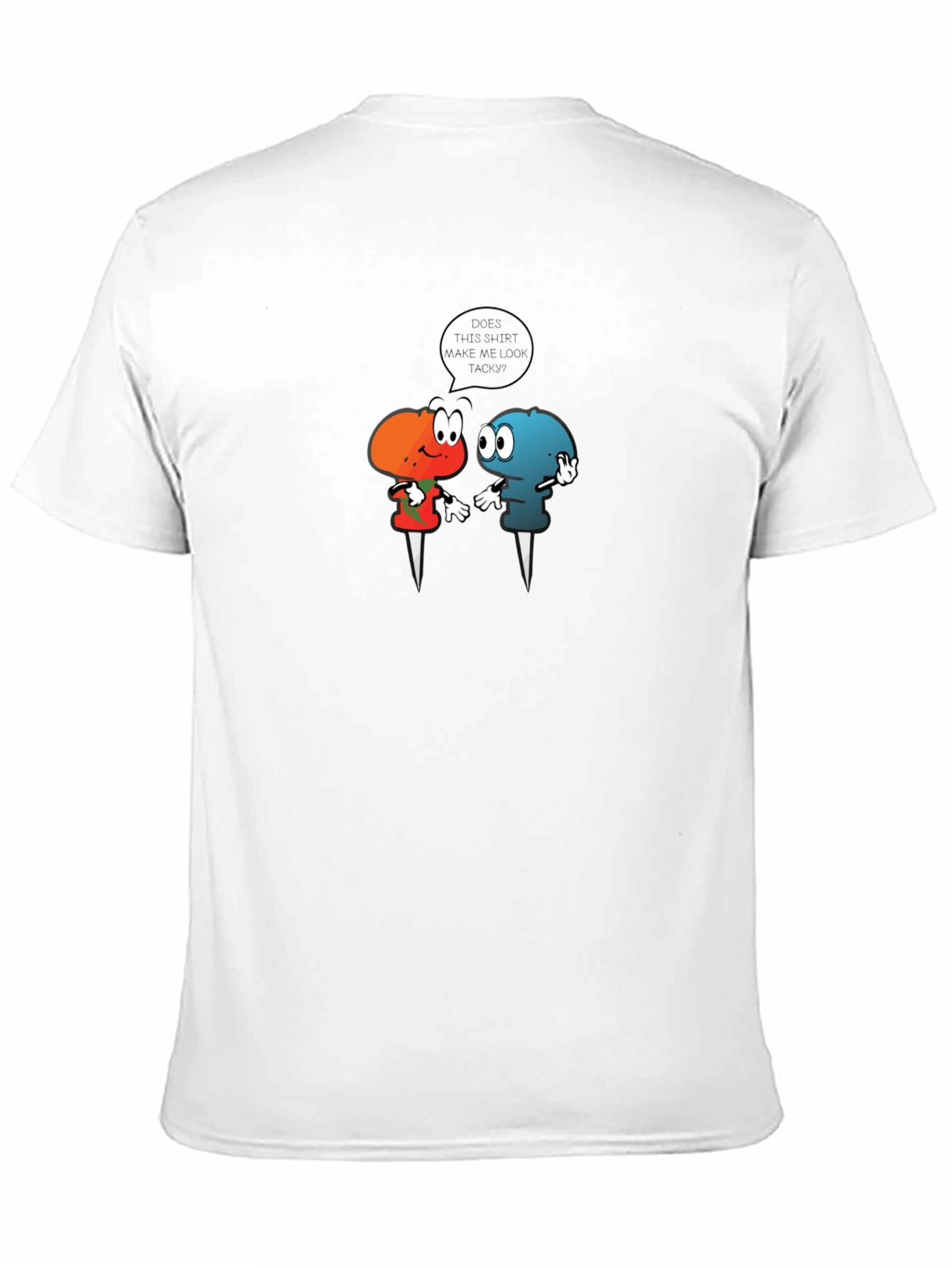 Tacky Pins Graphic Tee - Humor T-Shirt