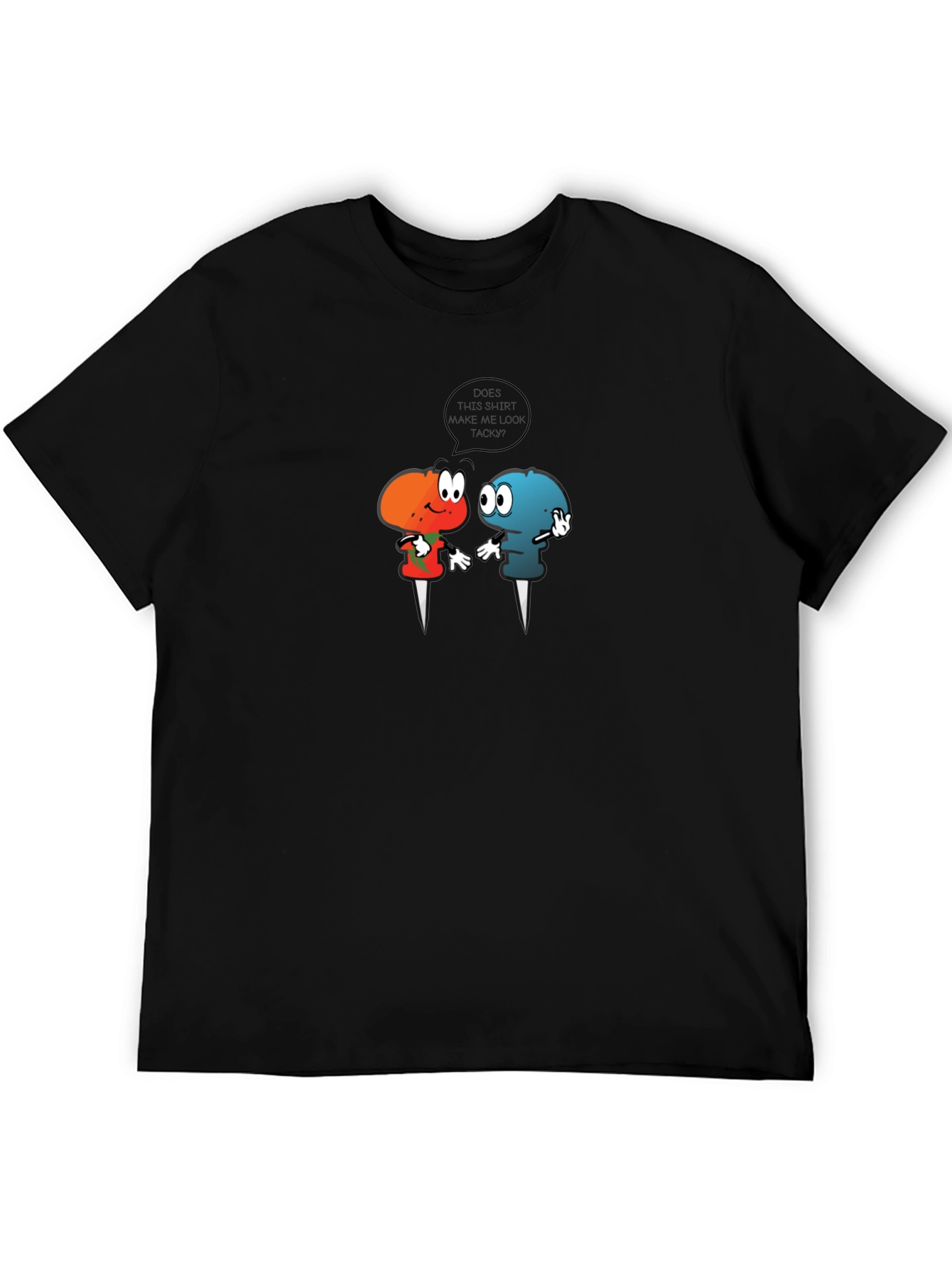 Tacky Pins Graphic Tee - Humor T-Shirt