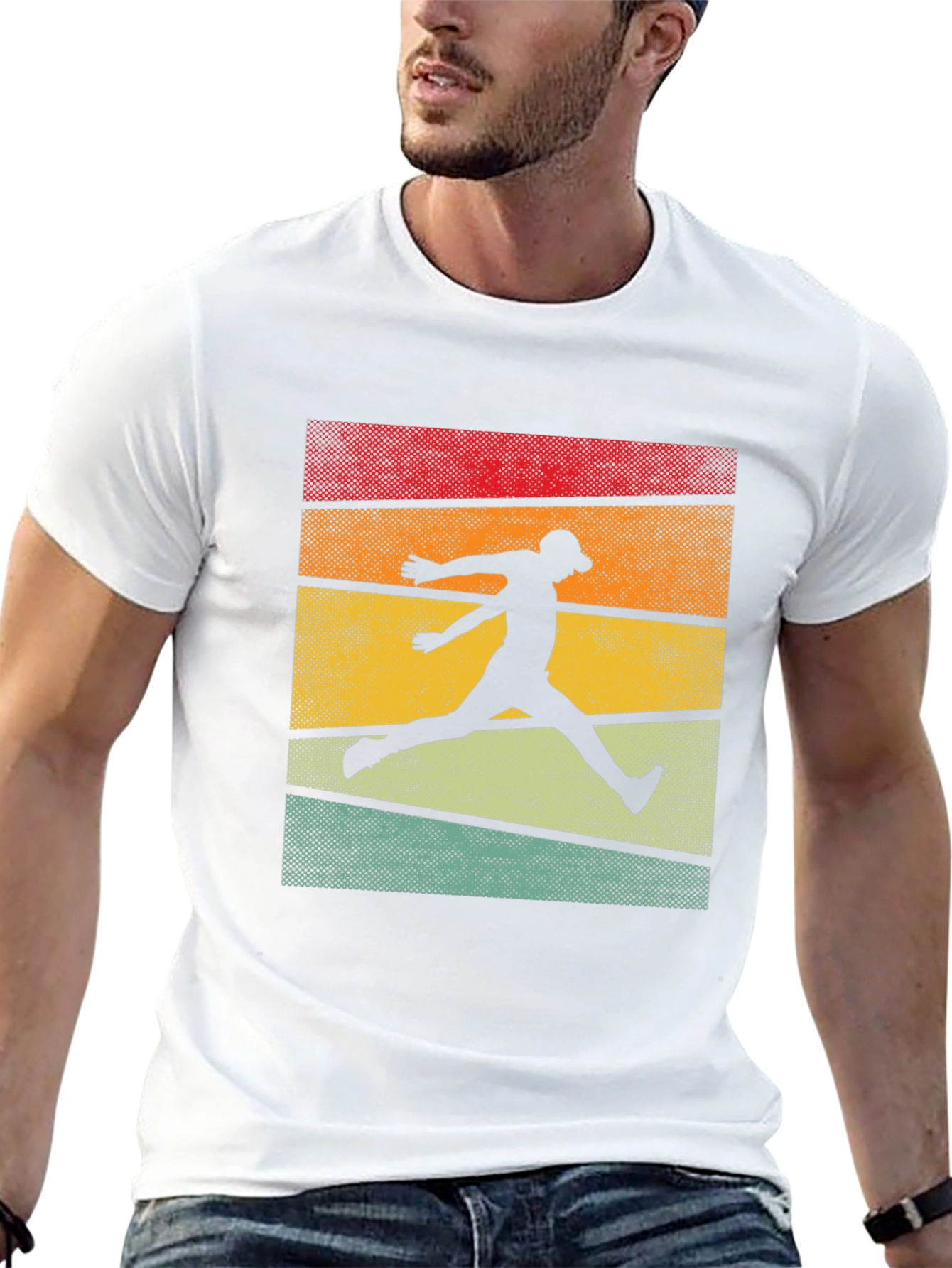 Retro Runner Graphic T-Shirt