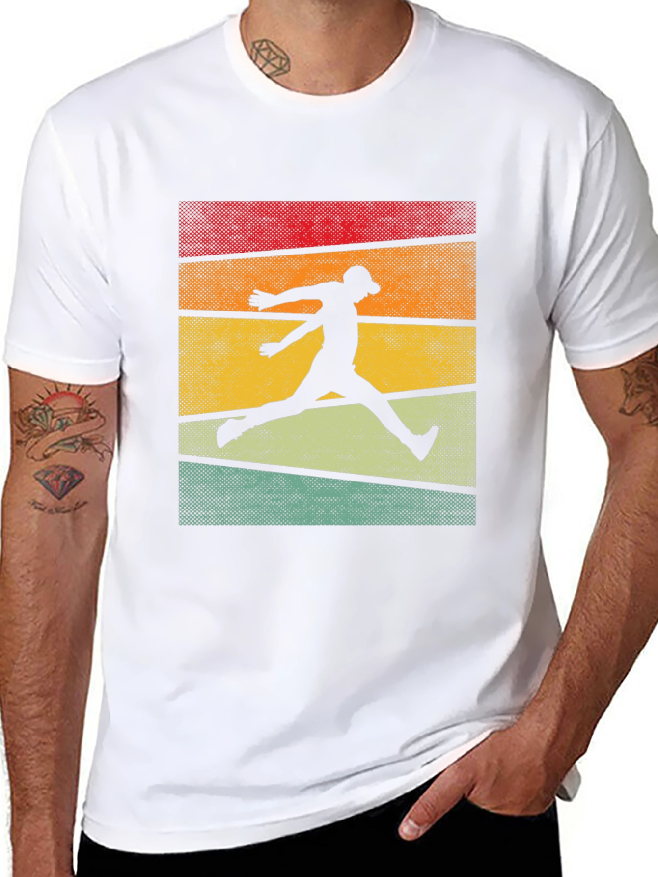 Retro Runner Graphic T-Shirt