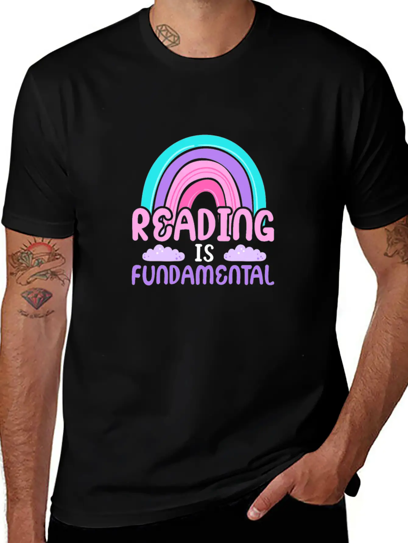 Reading Is Fundamental Lightweight Cotton T-Shirt – Daily Comfort Graphic Shirt