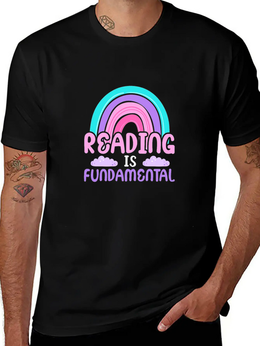 Reading Is Fundamental Lightweight Cotton T-Shirt – Daily Comfort Graphic Shirt