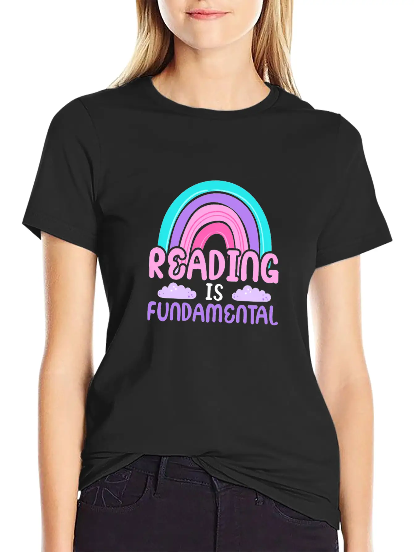 Reading Is Fundamental Lightweight Cotton T-Shirt – Daily Comfort Graphic Shirt