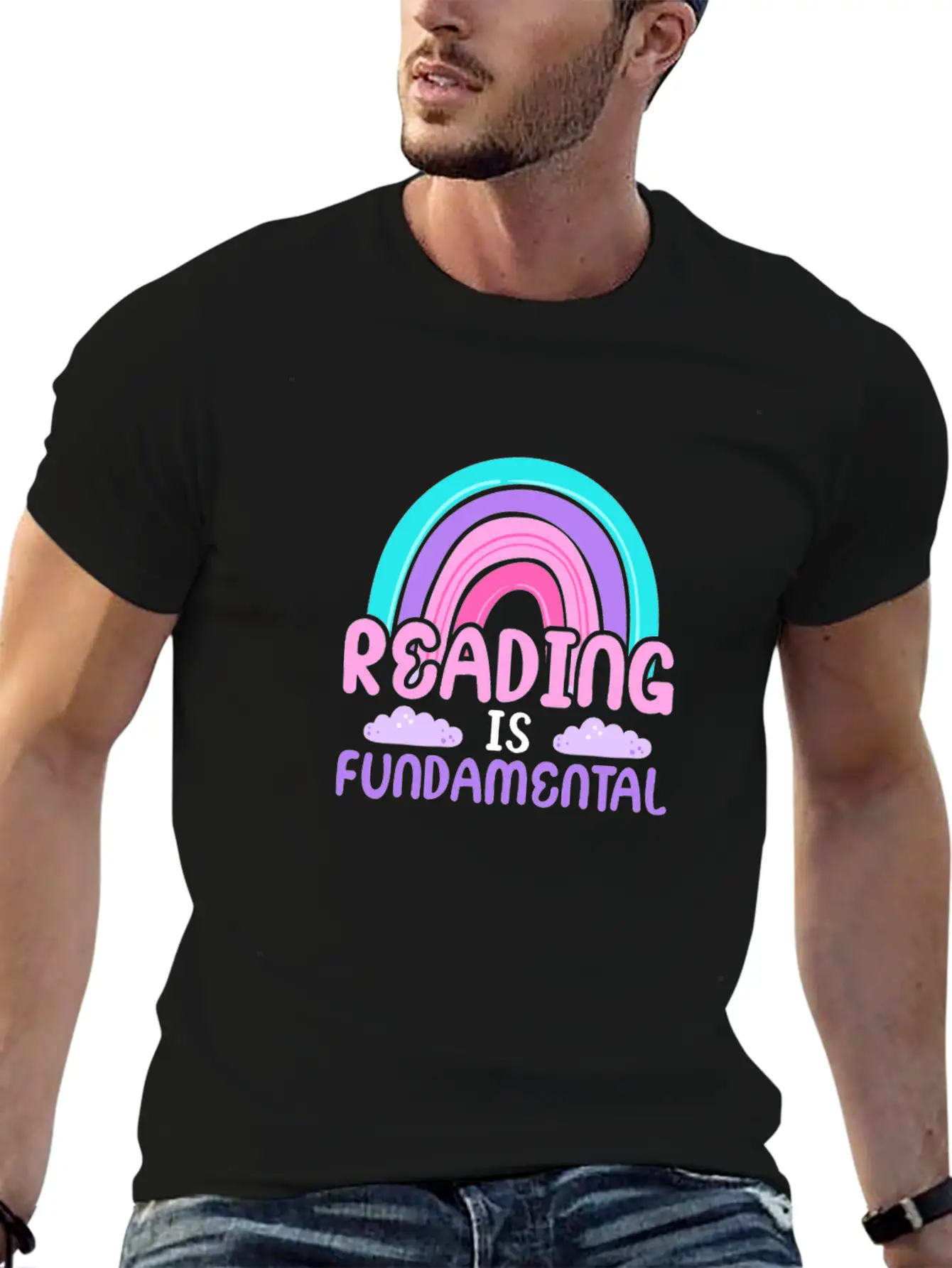 Reading Is Fundamental Lightweight Cotton T-Shirt – Daily Comfort Graphic Shirt