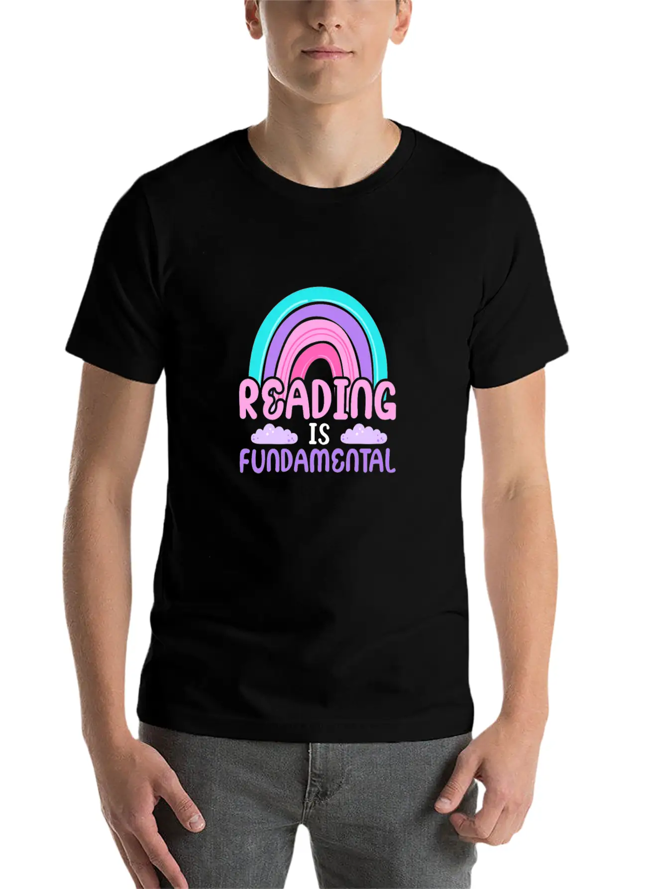 Reading Is Fundamental Lightweight Cotton T-Shirt – Daily Comfort Graphic Shirt