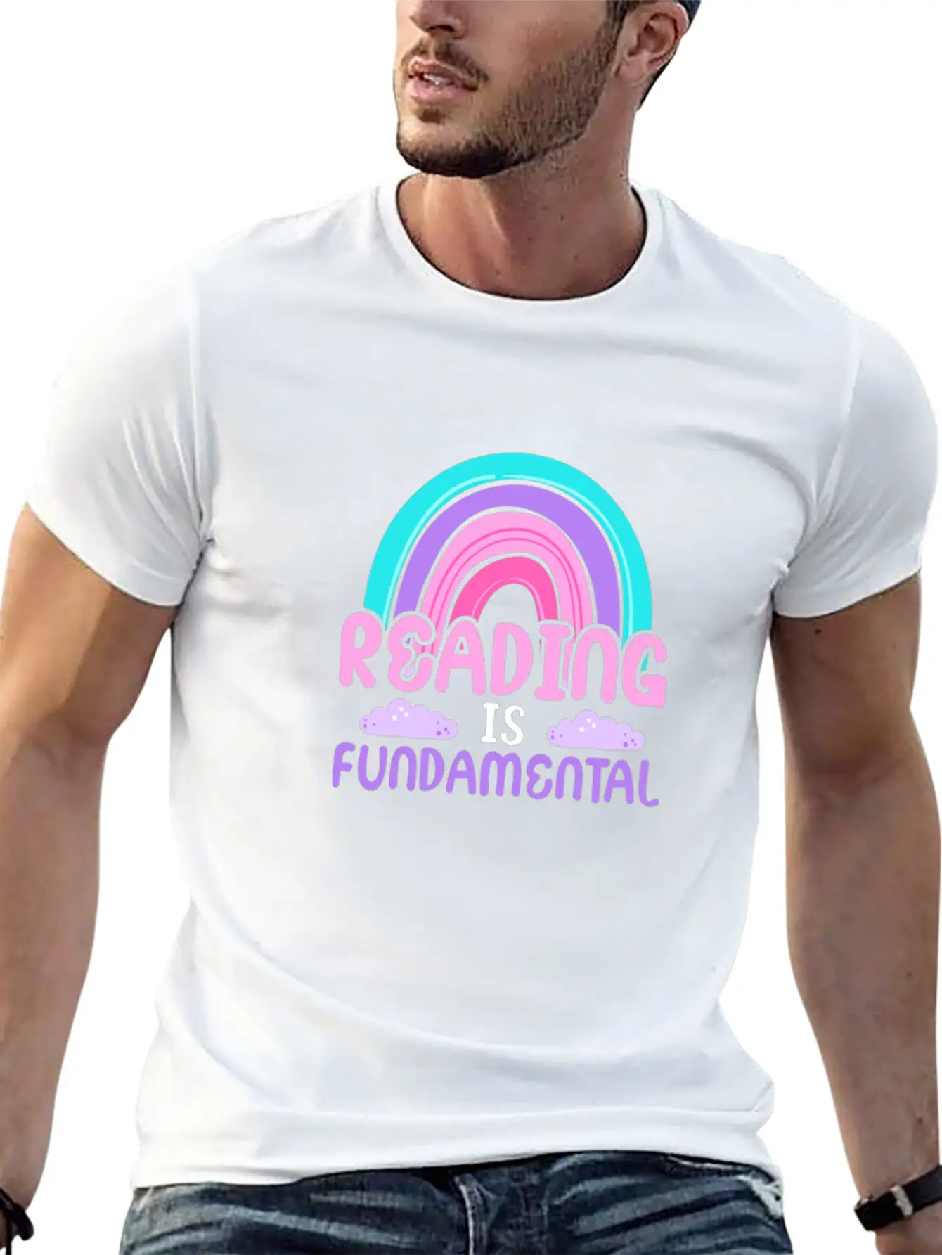 Reading Is Fundamental Lightweight Cotton T-Shirt – Daily Comfort Graphic Shirt