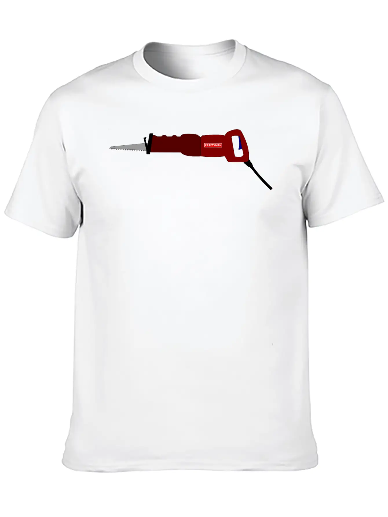 Reciprocating Saw Lightweight Cotton T-Shirt – Daily Comfort Graphic Shirt