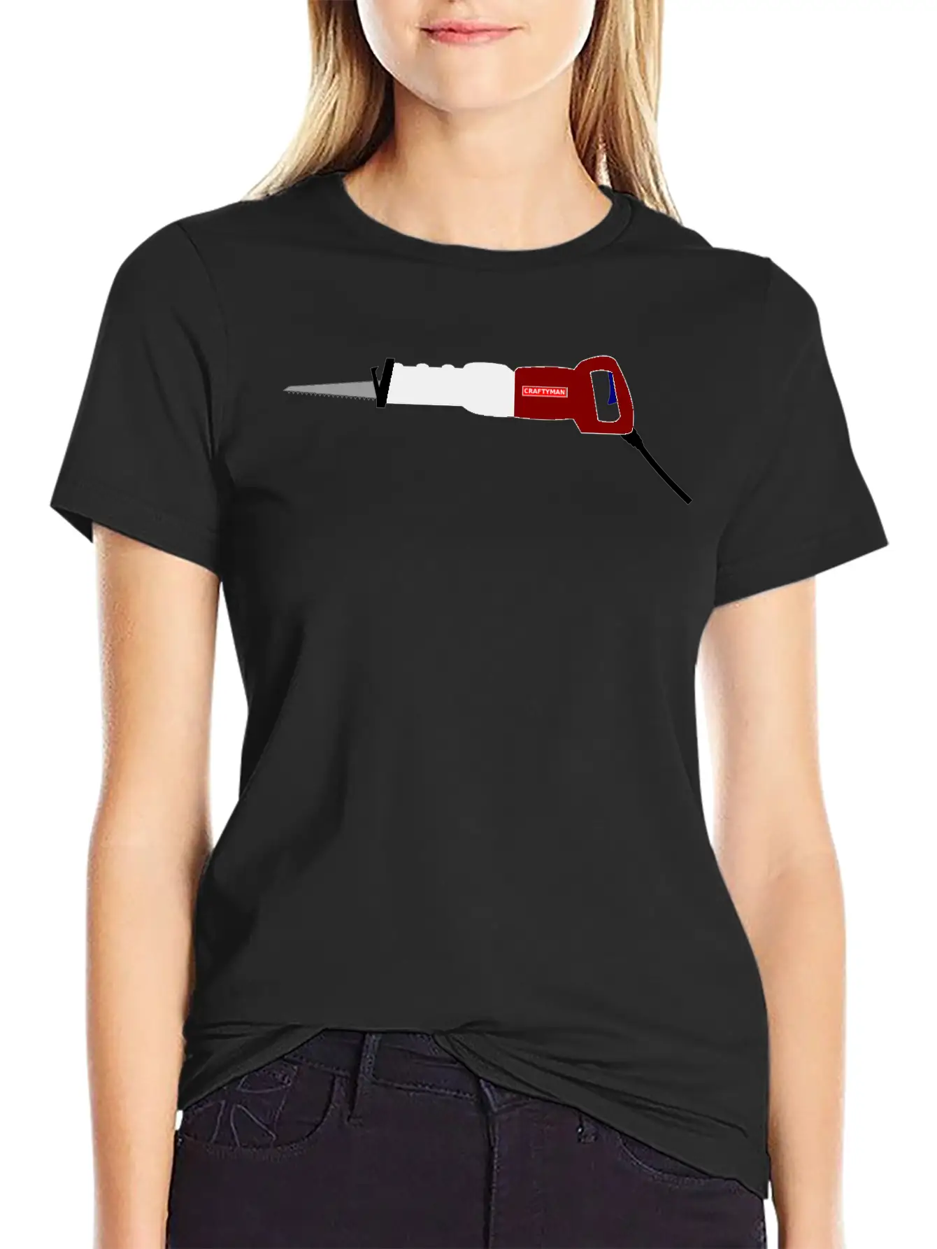 Reciprocating Saw Lightweight Cotton T-Shirt – Daily Comfort Graphic Shirt