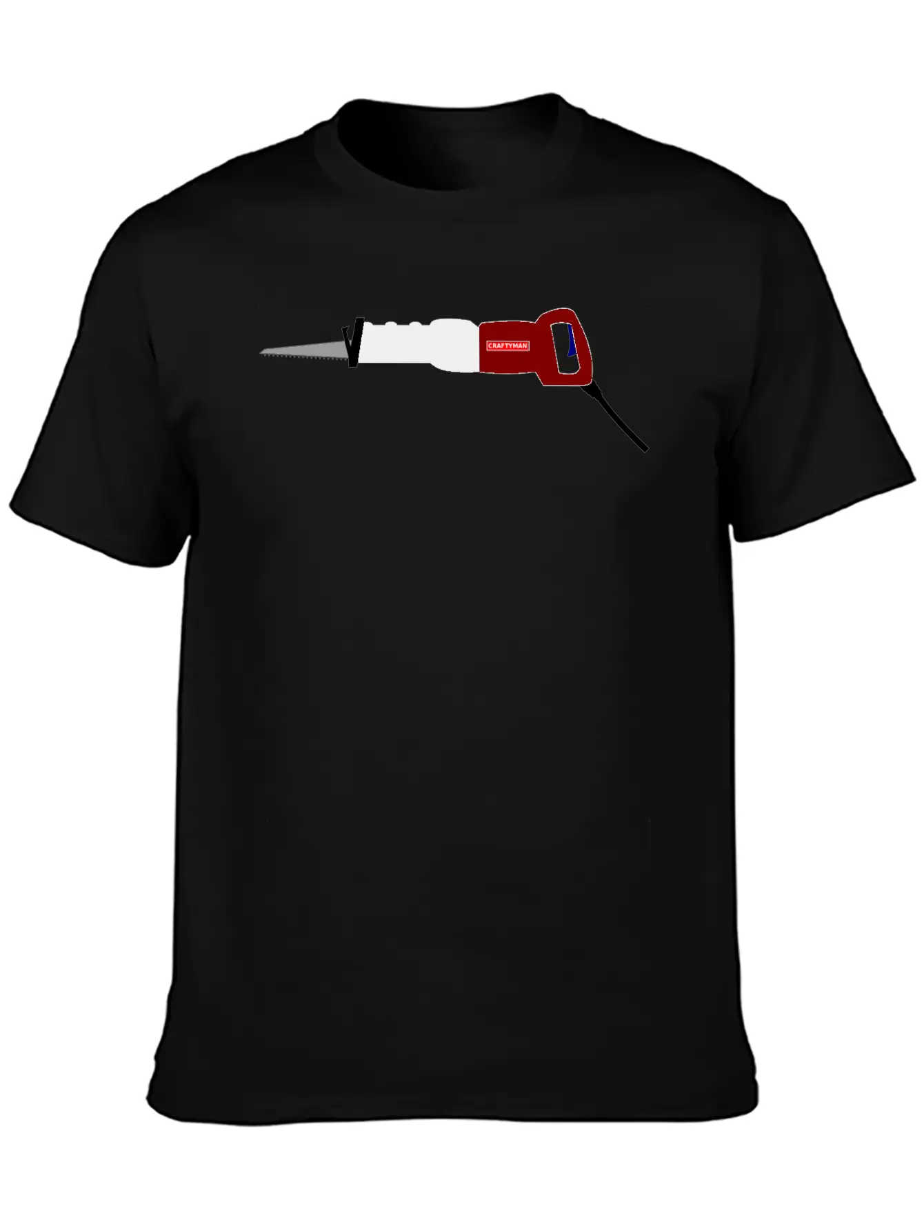 Reciprocating Saw Lightweight Cotton T-Shirt – Daily Comfort Graphic Shirt