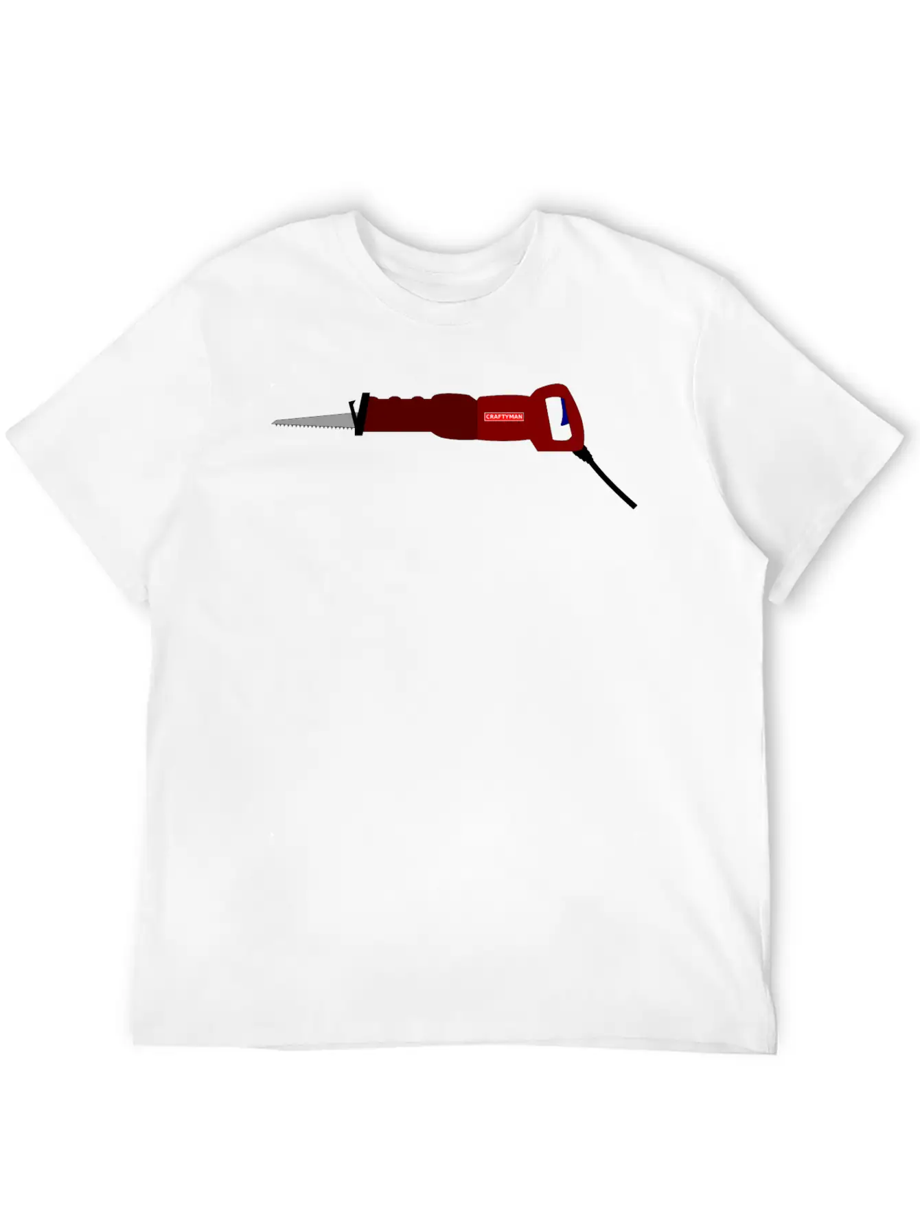 Reciprocating Saw Lightweight Cotton T-Shirt – Daily Comfort Graphic Shirt