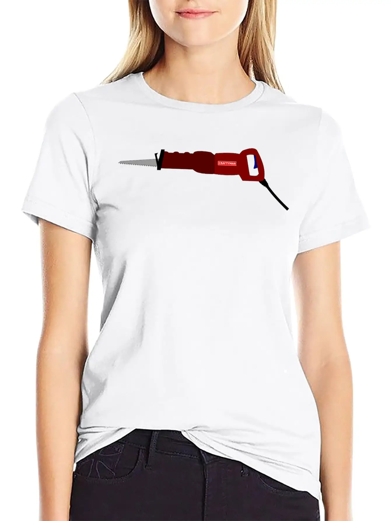 Reciprocating Saw Lightweight Cotton T-Shirt – Daily Comfort Graphic Shirt