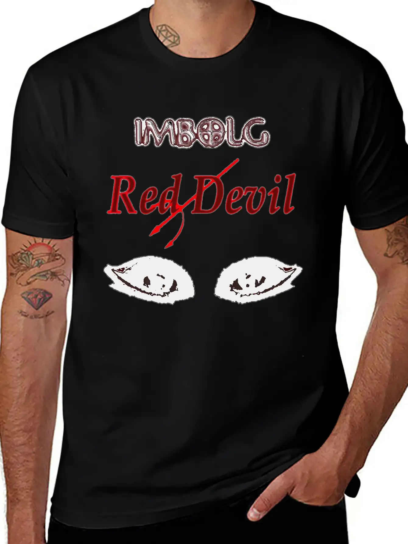 Red Devil Lightweight Cotton T-Shirt – Daily Comfort Graphic Shirt