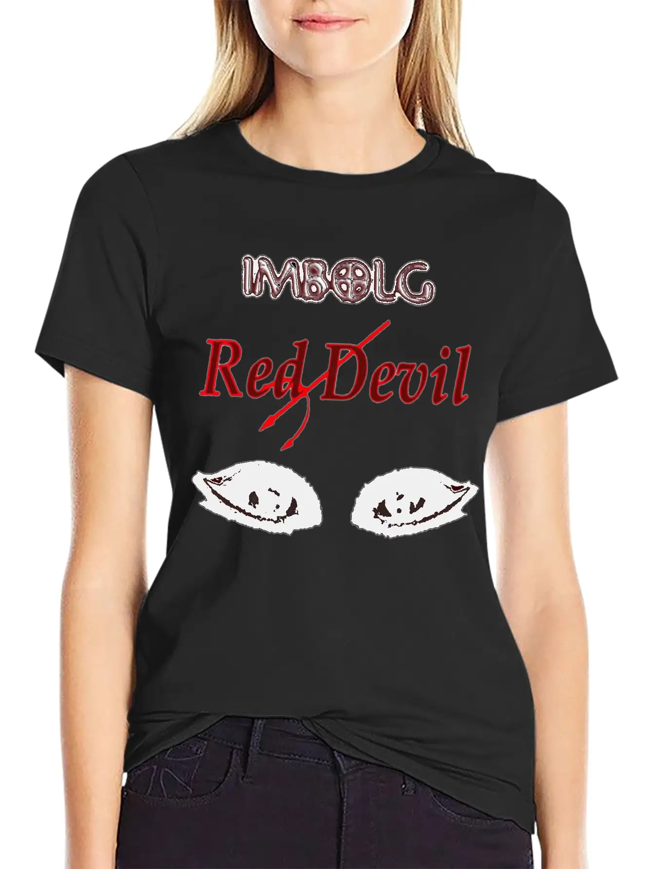 Red Devil Lightweight Cotton T-Shirt – Daily Comfort Graphic Shirt