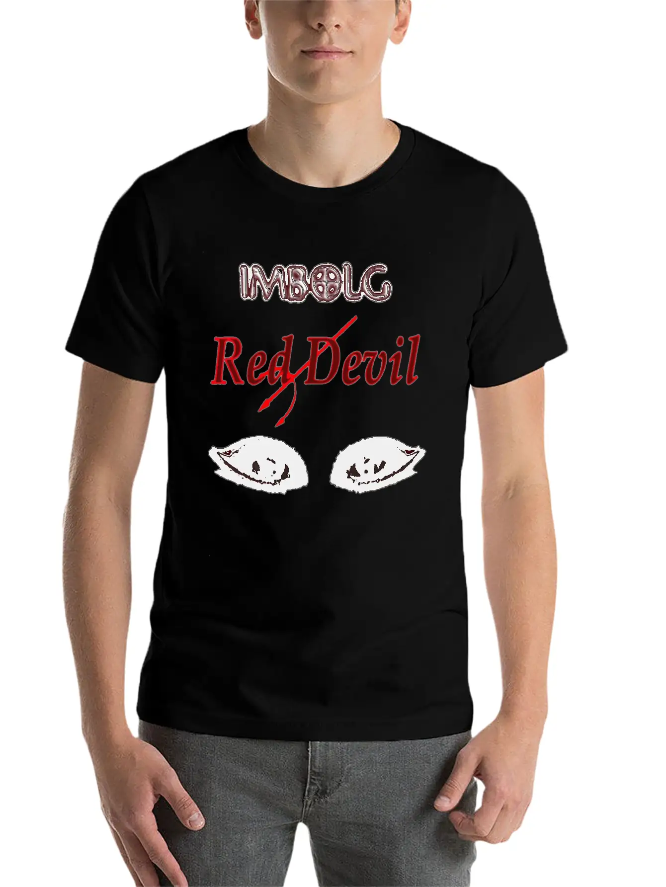 Red Devil Lightweight Cotton T-Shirt – Daily Comfort Graphic Shirt