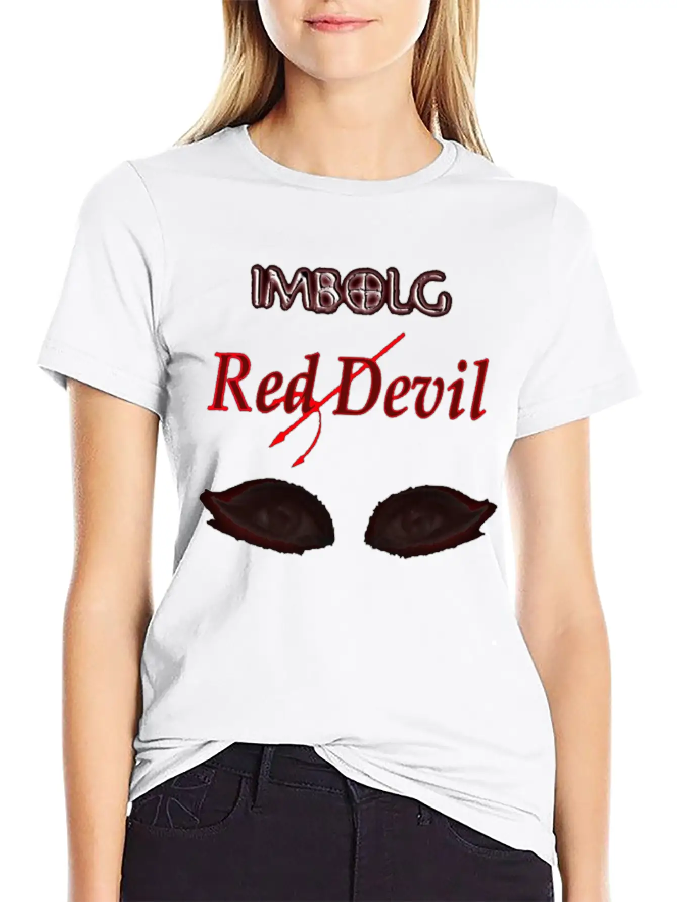 Red Devil Lightweight Cotton T-Shirt – Daily Comfort Graphic Shirt