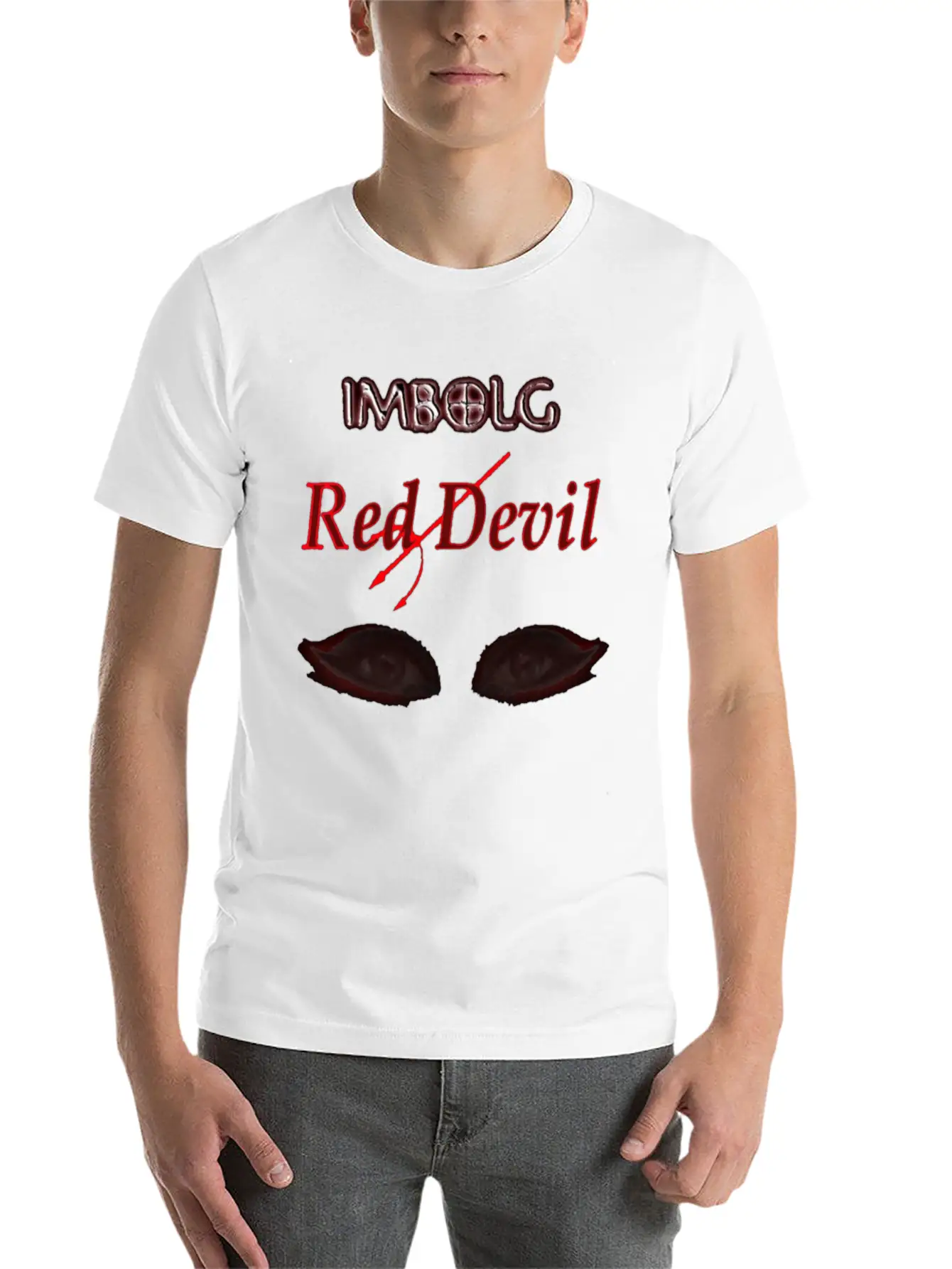 Red Devil Lightweight Cotton T-Shirt – Daily Comfort Graphic Shirt