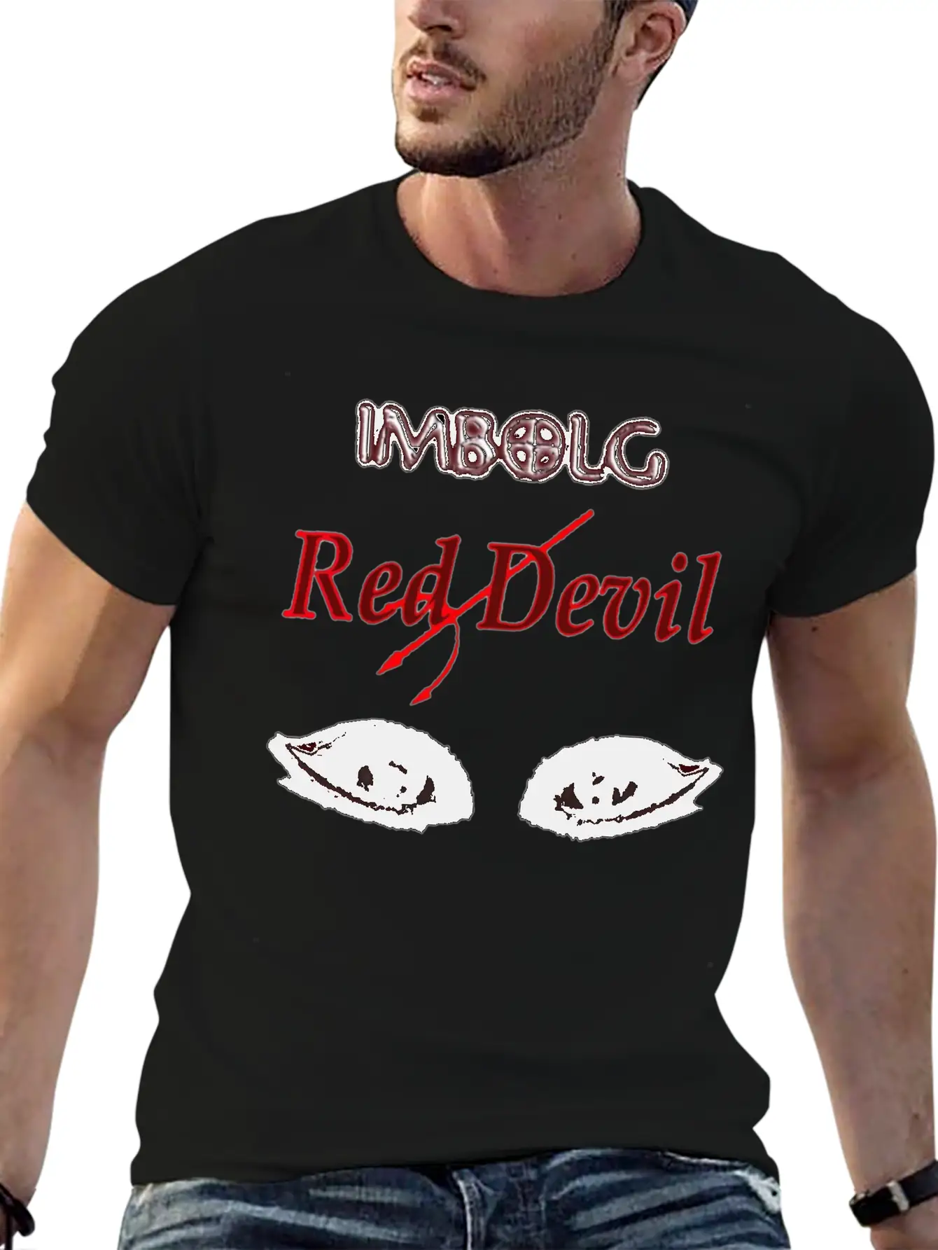 Red Devil Lightweight Cotton T-Shirt – Daily Comfort Graphic Shirt