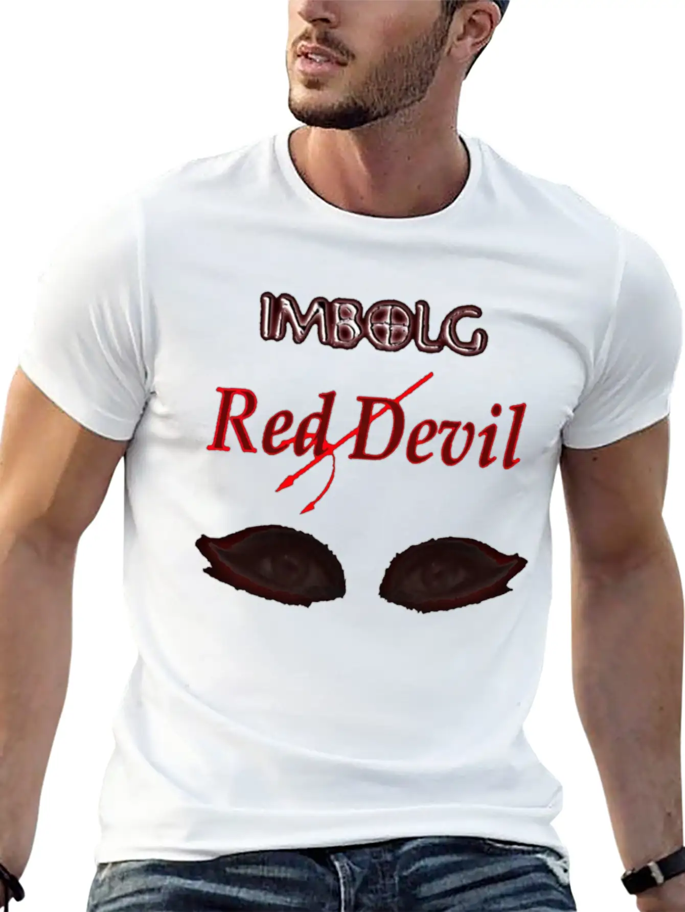Red Devil Lightweight Cotton T-Shirt – Daily Comfort Graphic Shirt