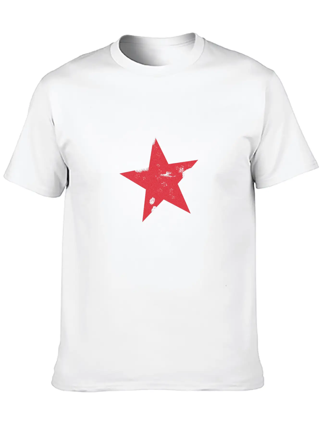 Red Star Lightweight Cotton T-Shirt – Daily Comfort Graphic Shirt