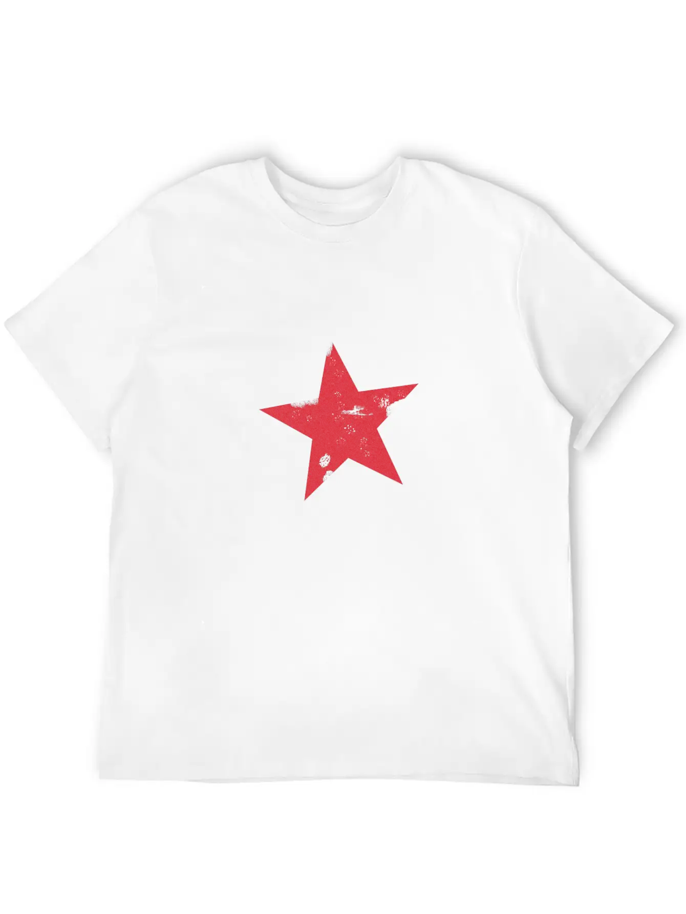Red Star Lightweight Cotton T-Shirt – Daily Comfort Graphic Shirt