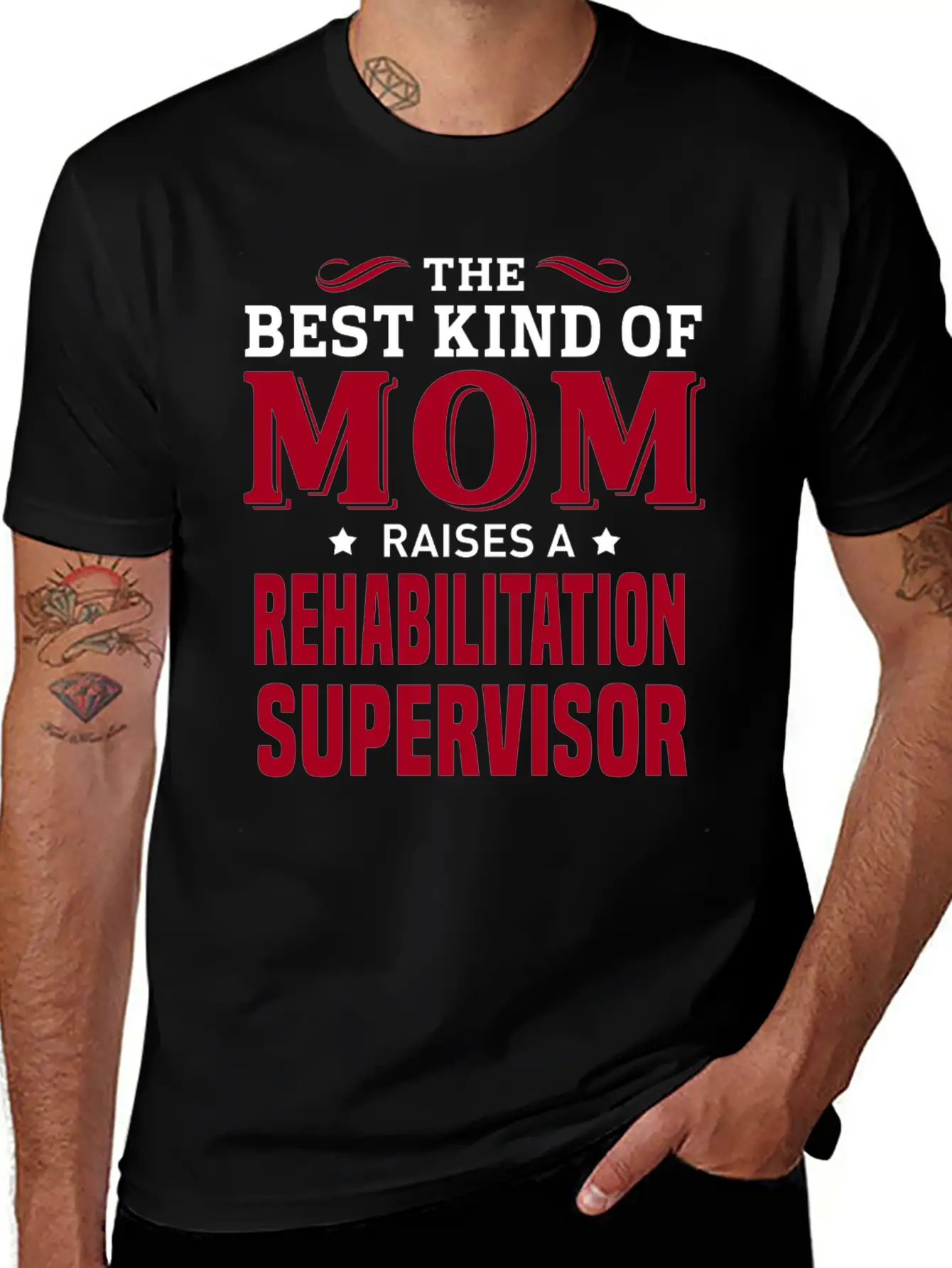 Rehabilitation Supervisor Lightweight Cotton T-Shirt – Daily Comfort Graphic Shirt