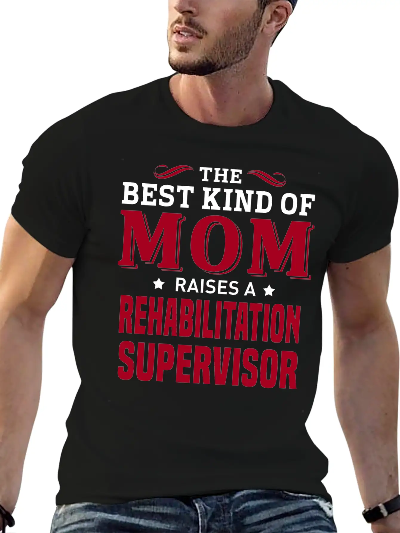 Rehabilitation Supervisor Lightweight Cotton T-Shirt – Daily Comfort Graphic Shirt