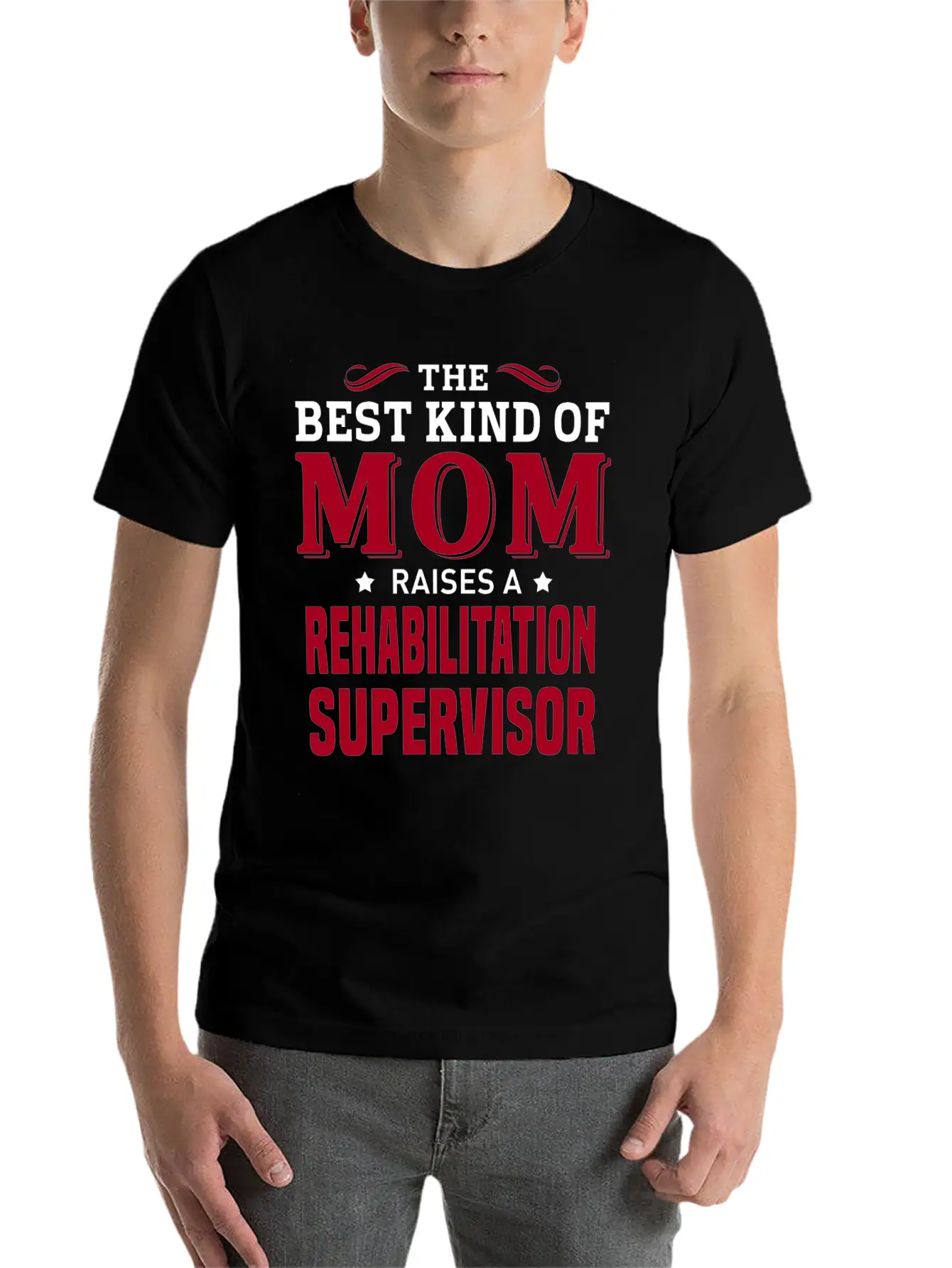 Rehabilitation Supervisor Lightweight Cotton T-Shirt – Daily Comfort Graphic Shirt