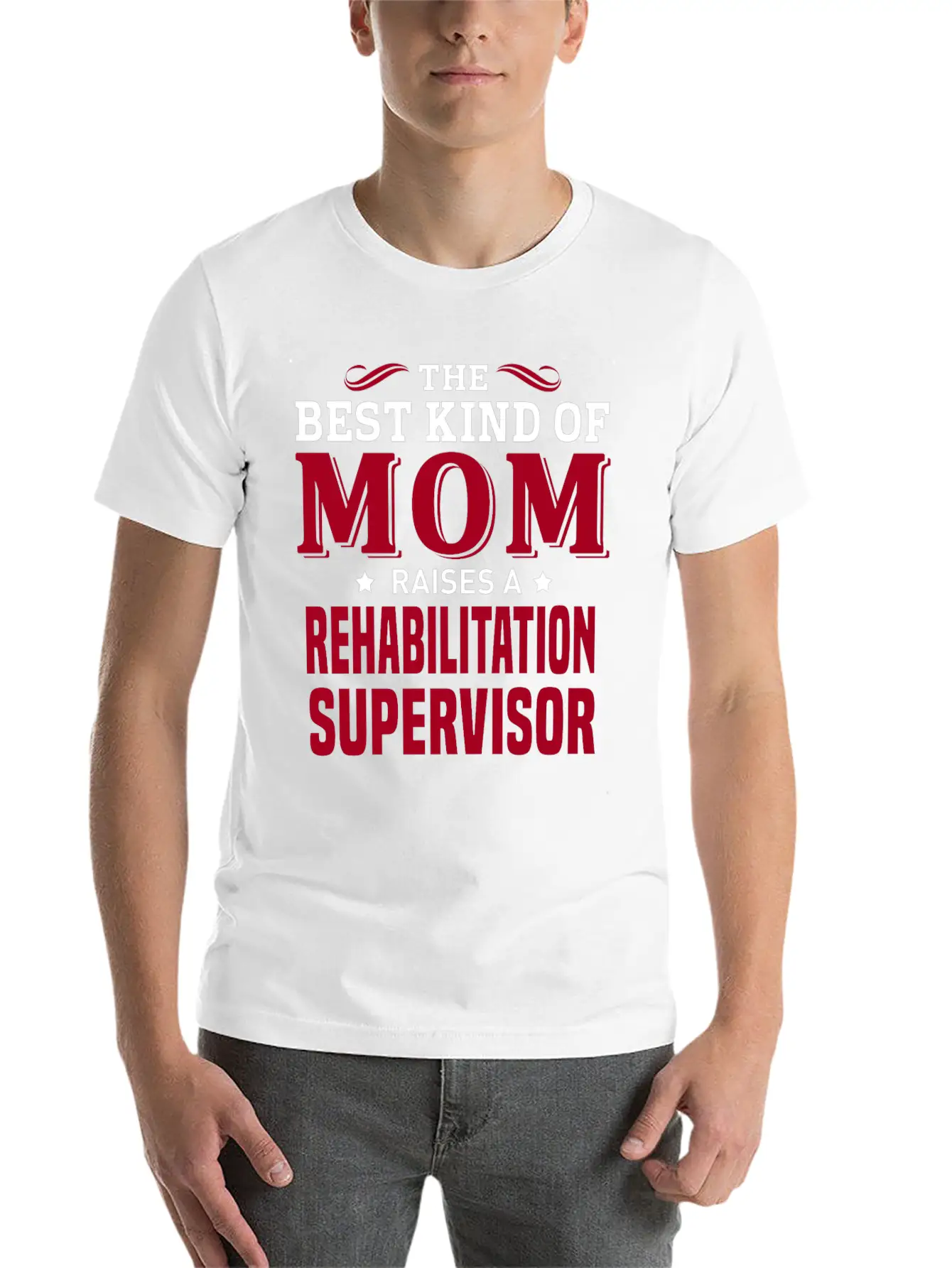 Rehabilitation Supervisor Lightweight Cotton T-Shirt – Daily Comfort Graphic Shirt
